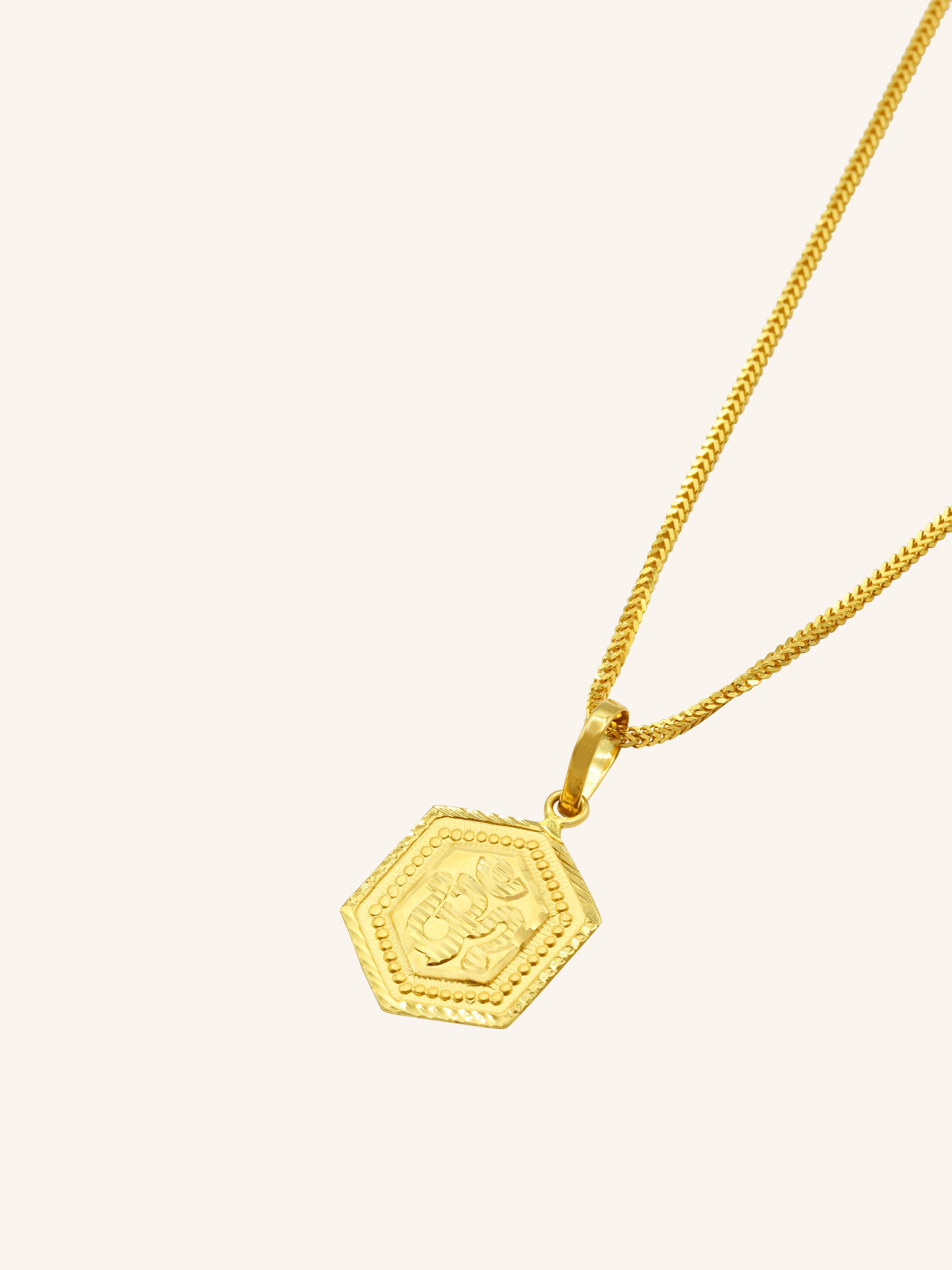 22ct Gold OM Pendant - Roop Darshan