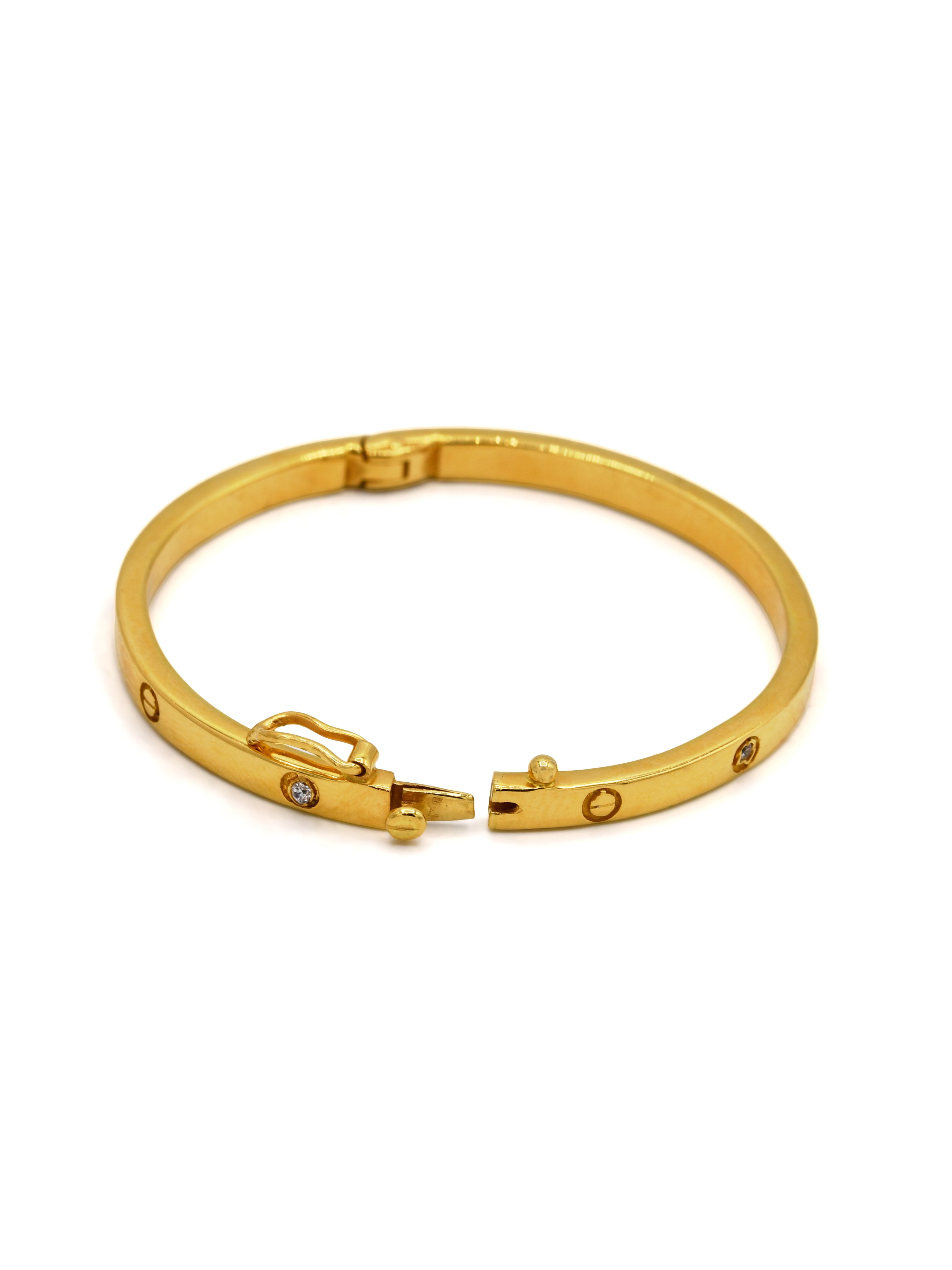22ct Gold 1 Piece Baby Bangle - Roop Darshan