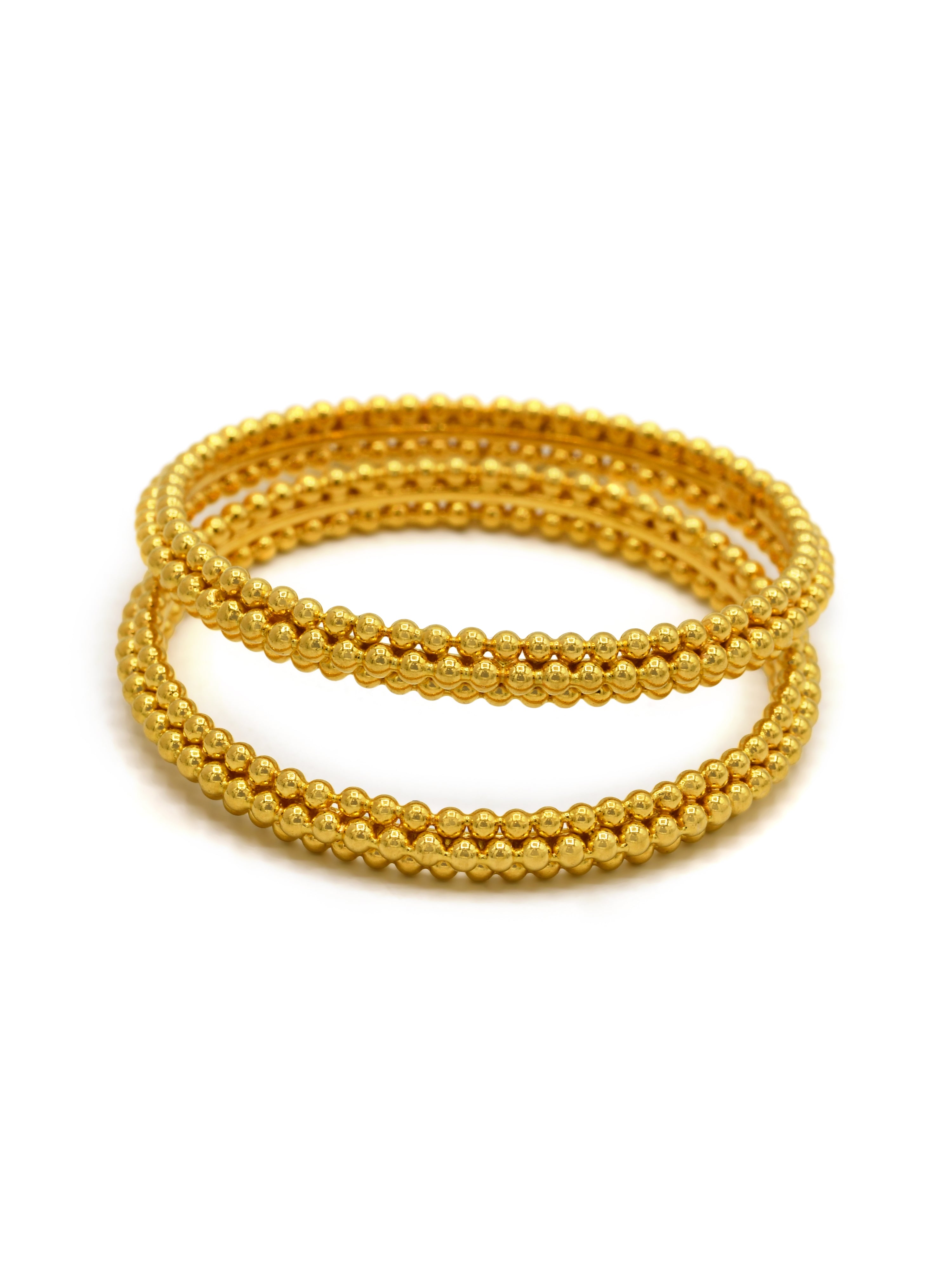 22ct Gold Pair Baby Bangle - Roop Darshan