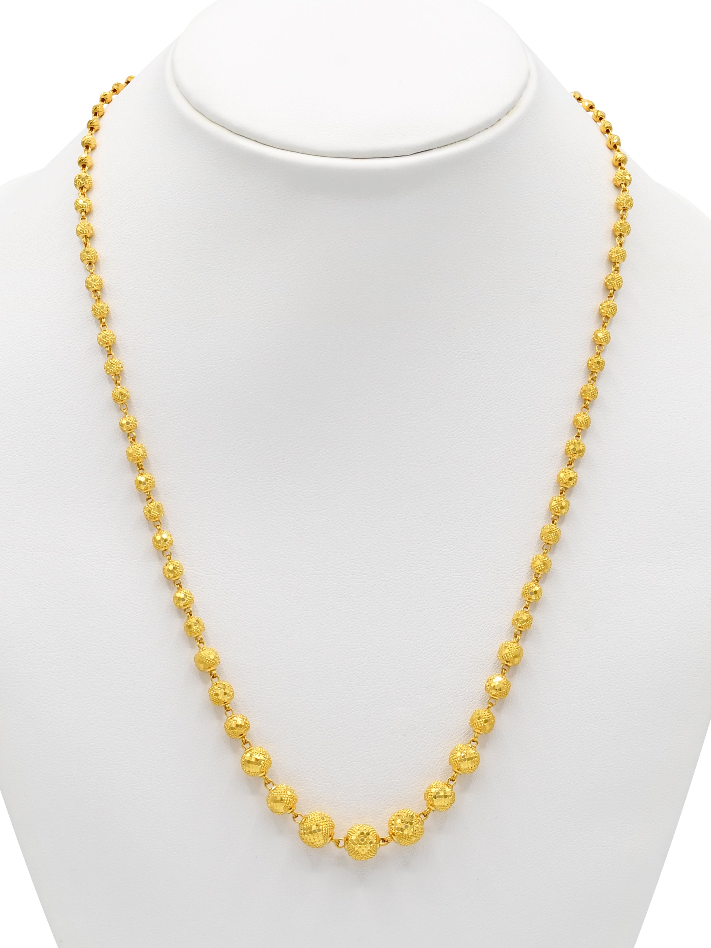 22ct Gold Ball Fancy Chain