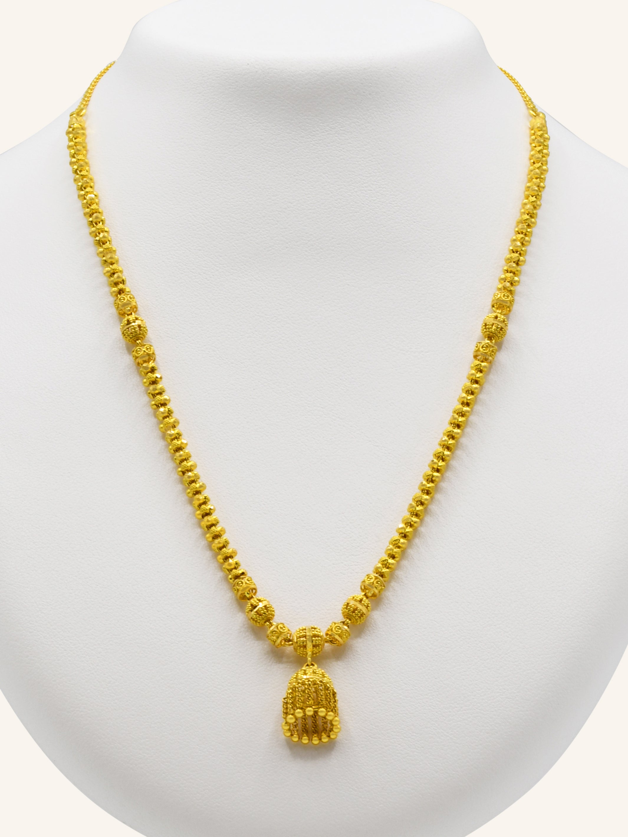 22ct Jhumki Fancy Chain - Roop Darshan