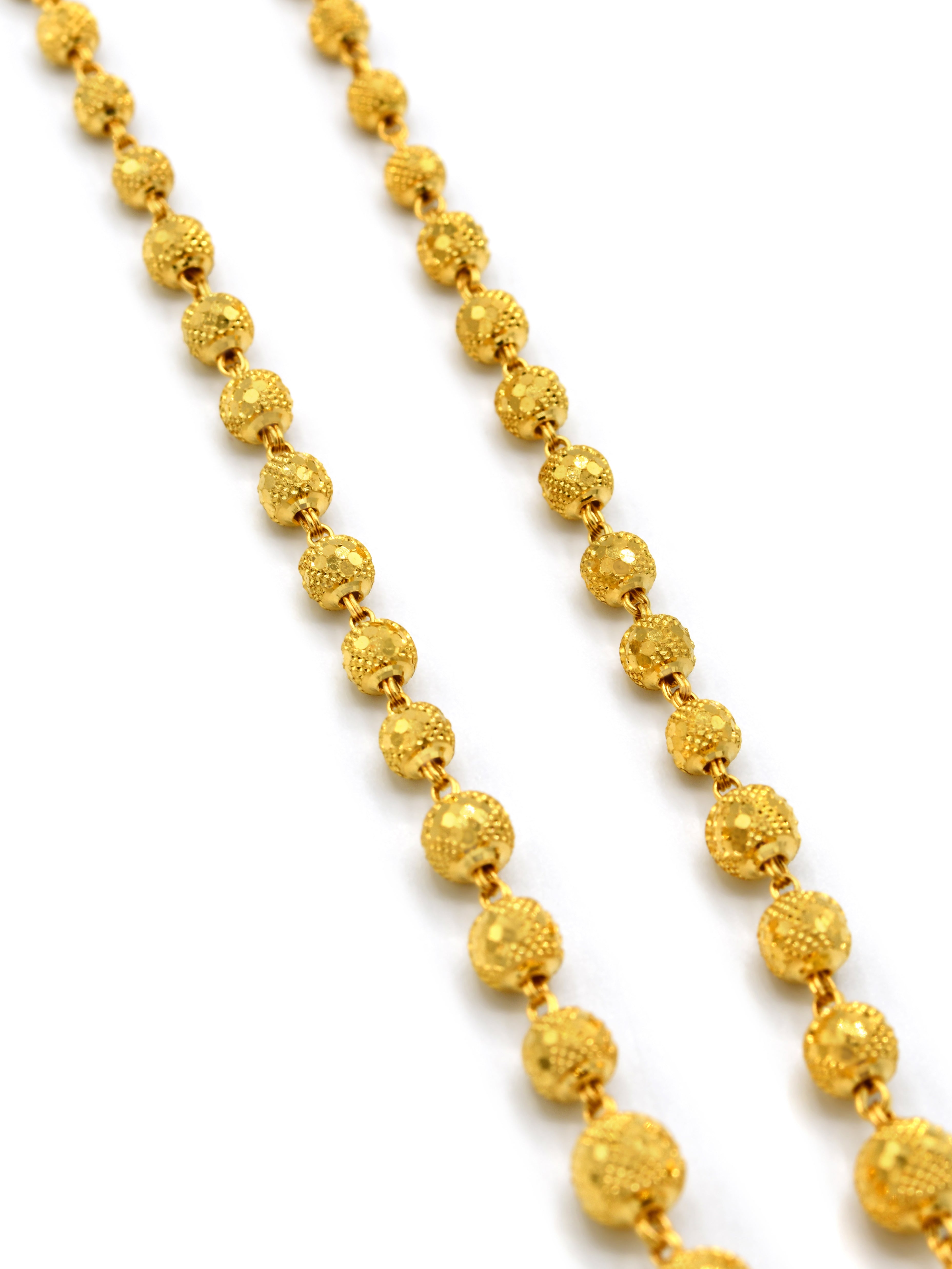 22ct Gold Ball Fancy Chain