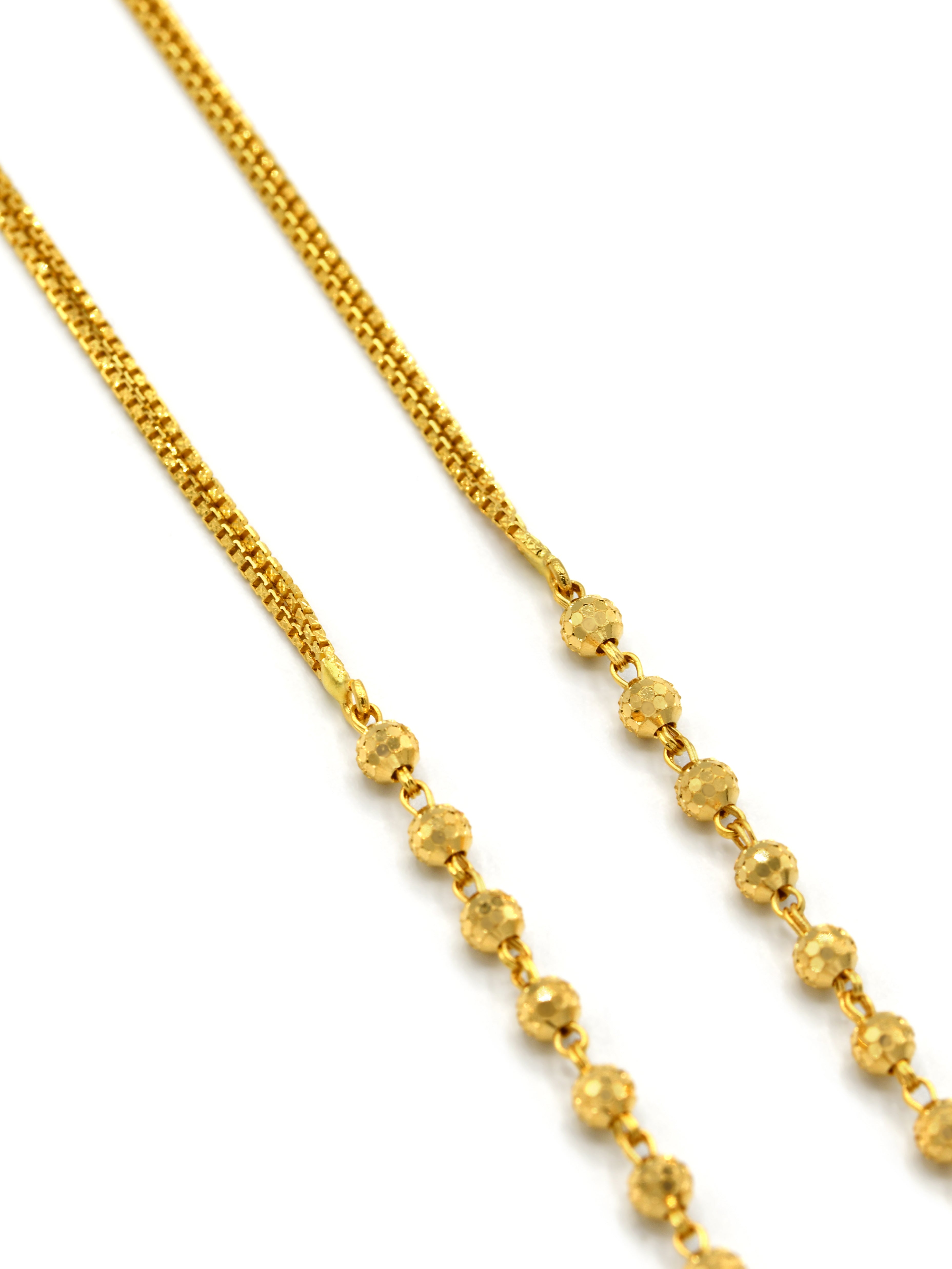 22ct Gold Ball Fancy Chain