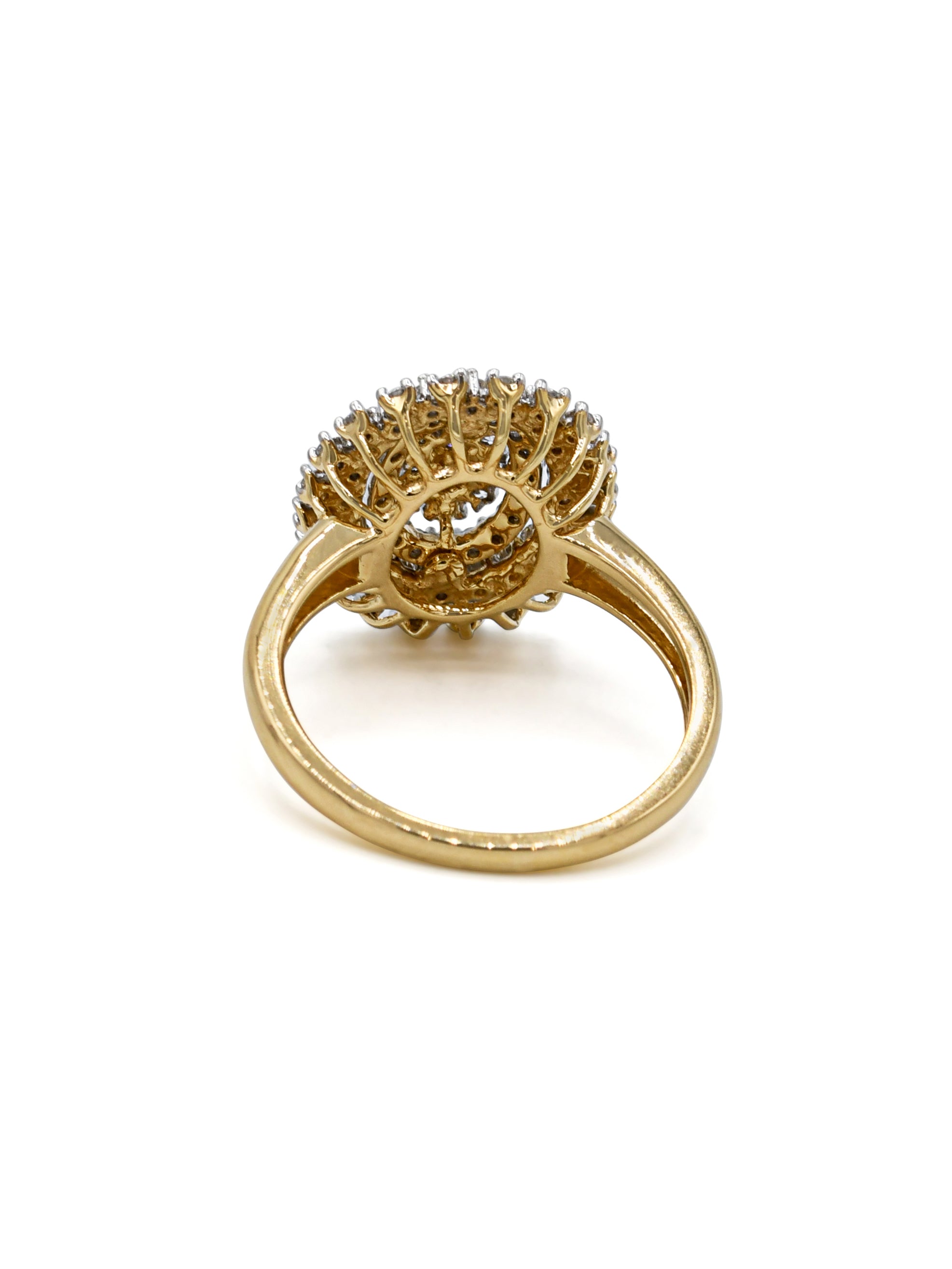 18ct Gold Dia Ladies Ring NW 4.85 GMS 68 Dia 0.98ct - Roop Darshan