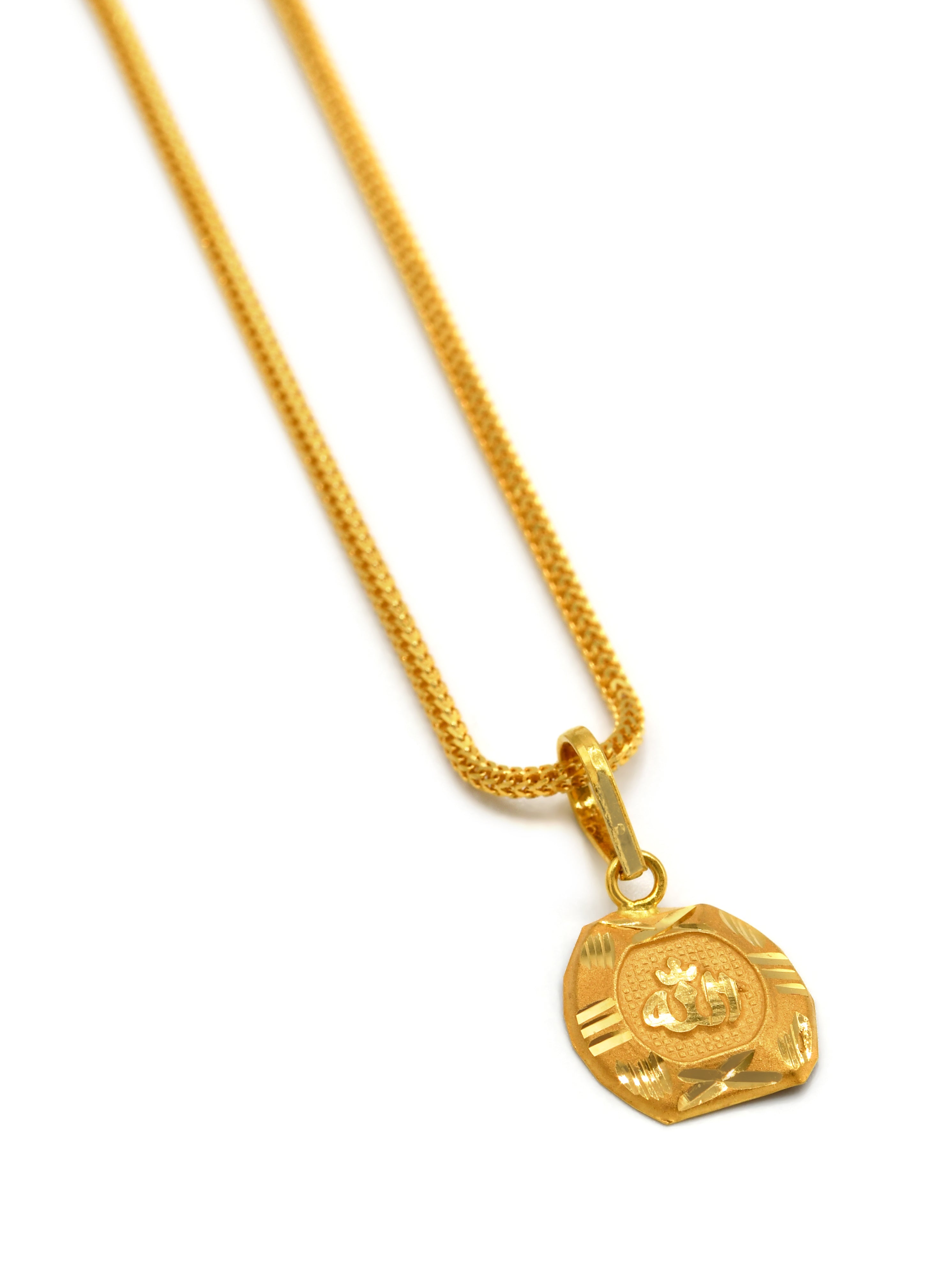 22ct Gold Allah Pendant - Roop Darshan