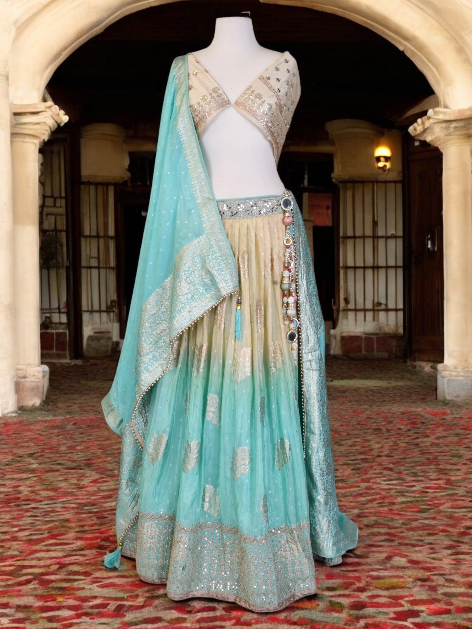 Noemi Unstitched Lehenga - Roop Darshan