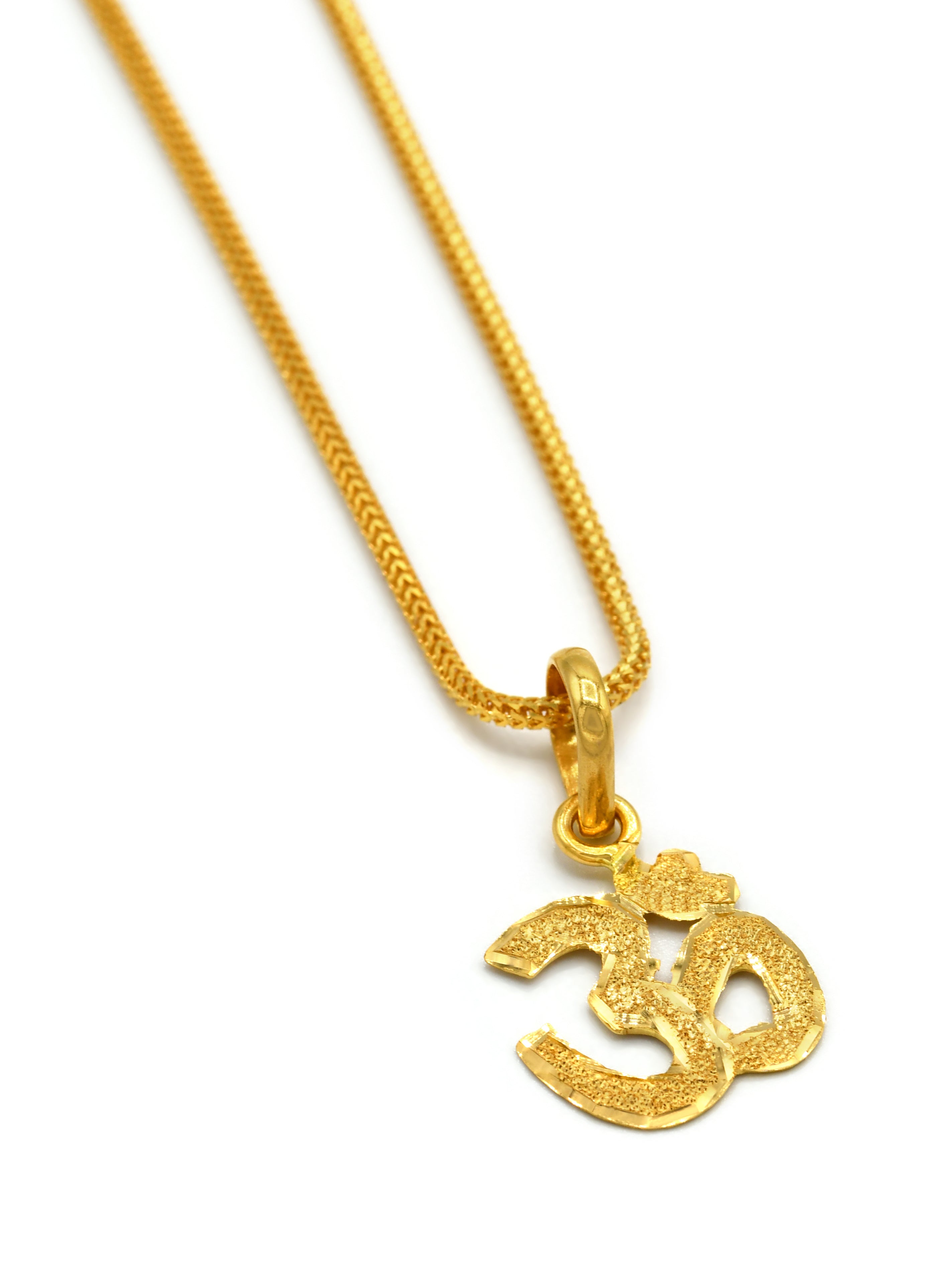 22ct Gold Om Pendant