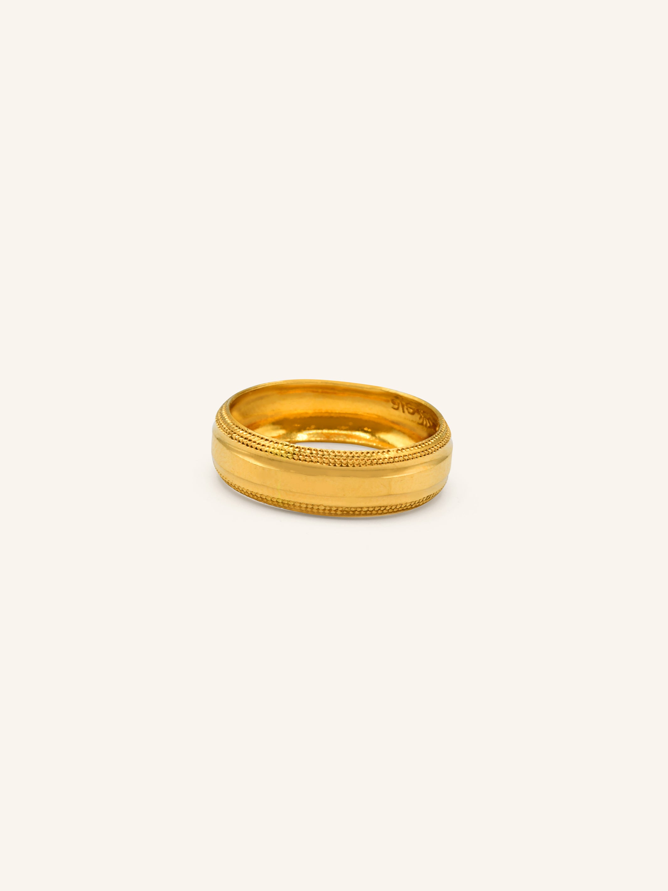 22ct Gold Band Ring - Roop Darshan