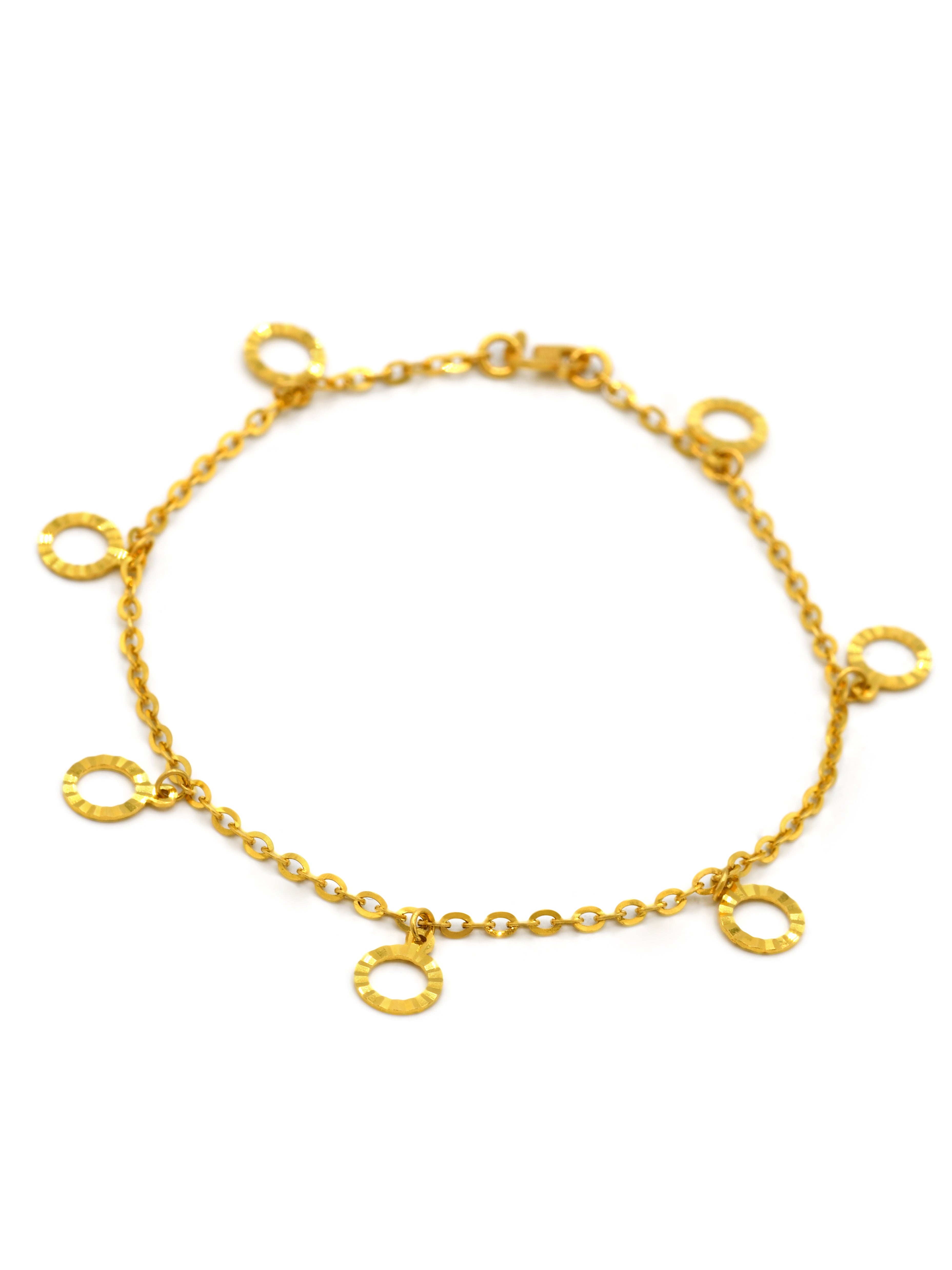 22CT Gold Charm Bracelet