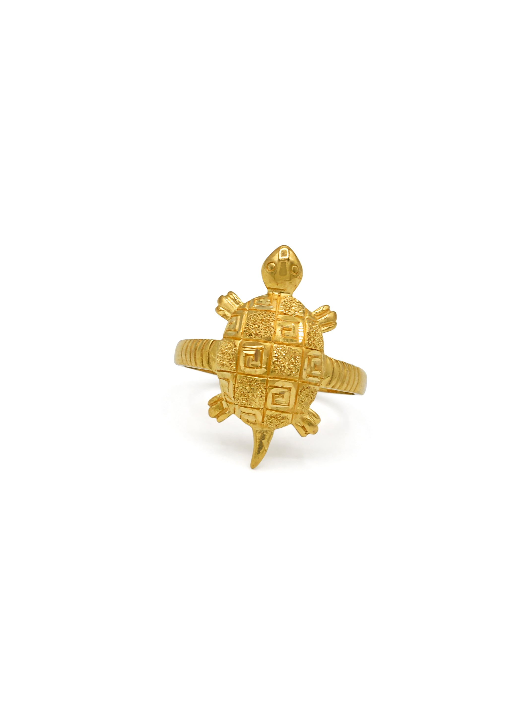 22ct Gold Turtle Ring - Roop Darshan