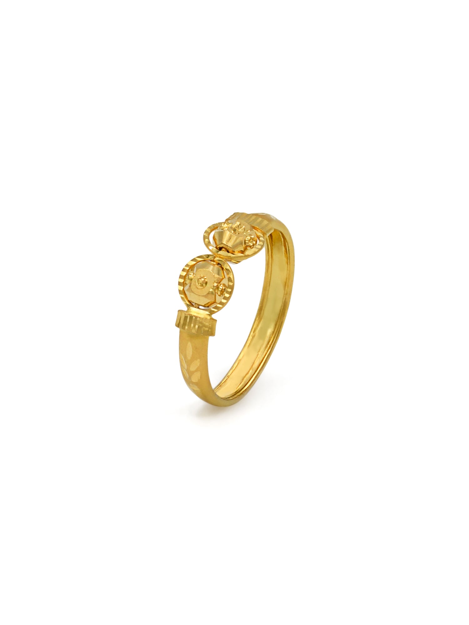 22ct Gold Ball Ladies Ring 1.71 GMS