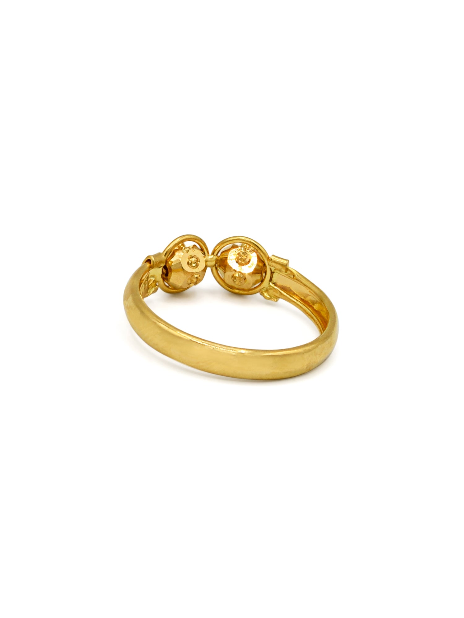 22ct Gold Ball Ladies Ring 1.71 GMS