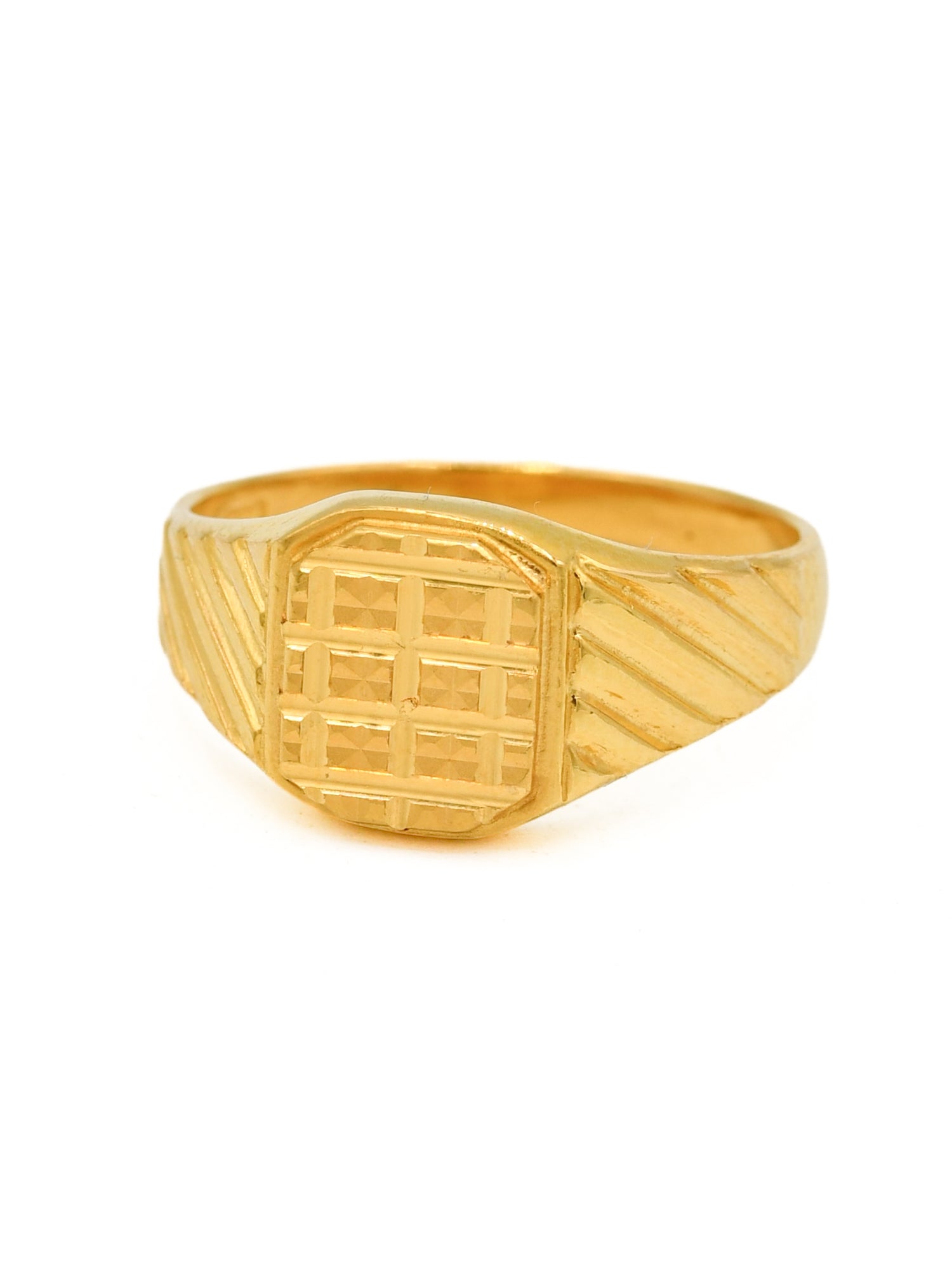 22ct Gold Mens Ring - Roop Darshan