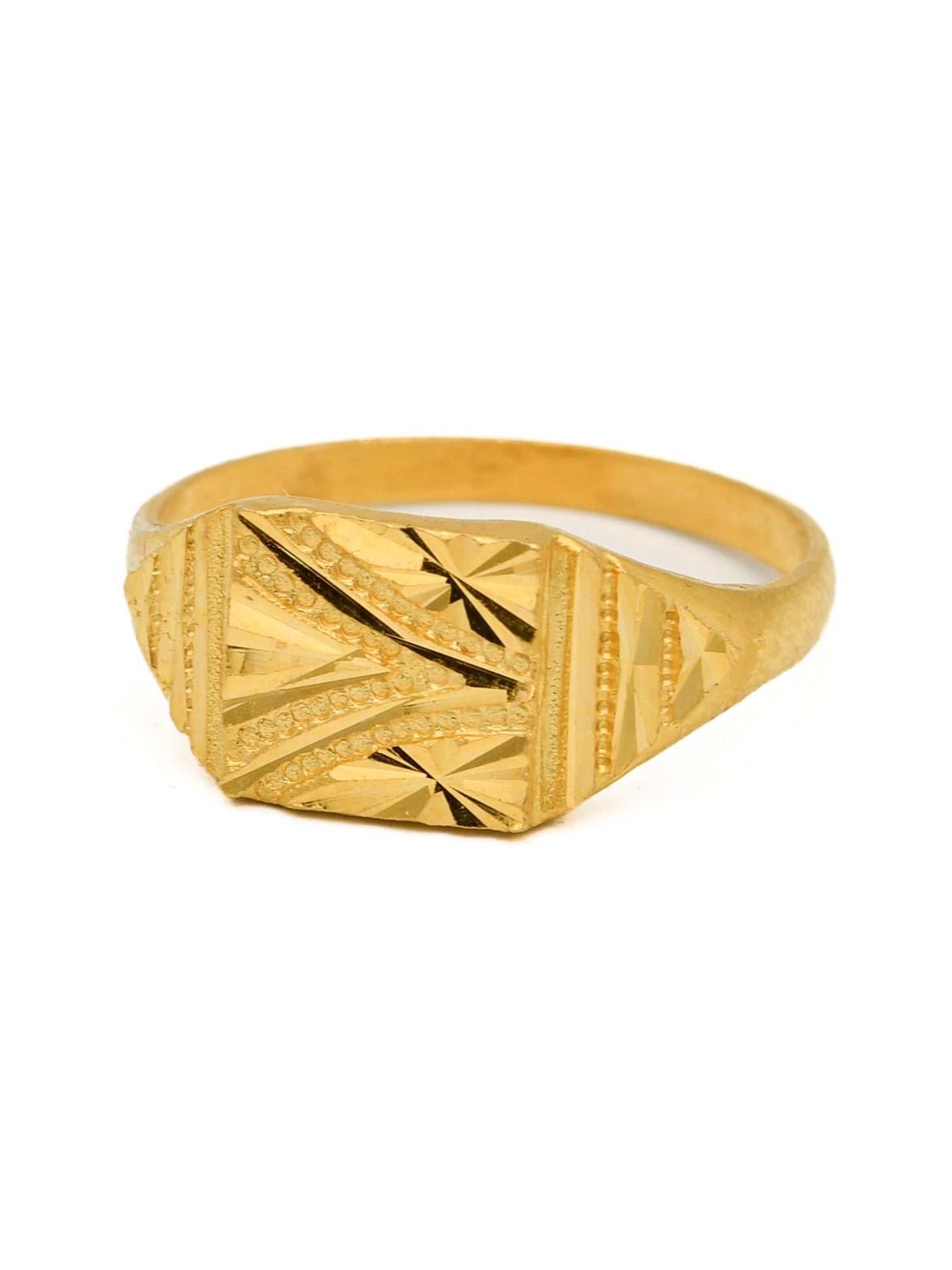 22ct Gold Mens Ring - Roop Darshan
