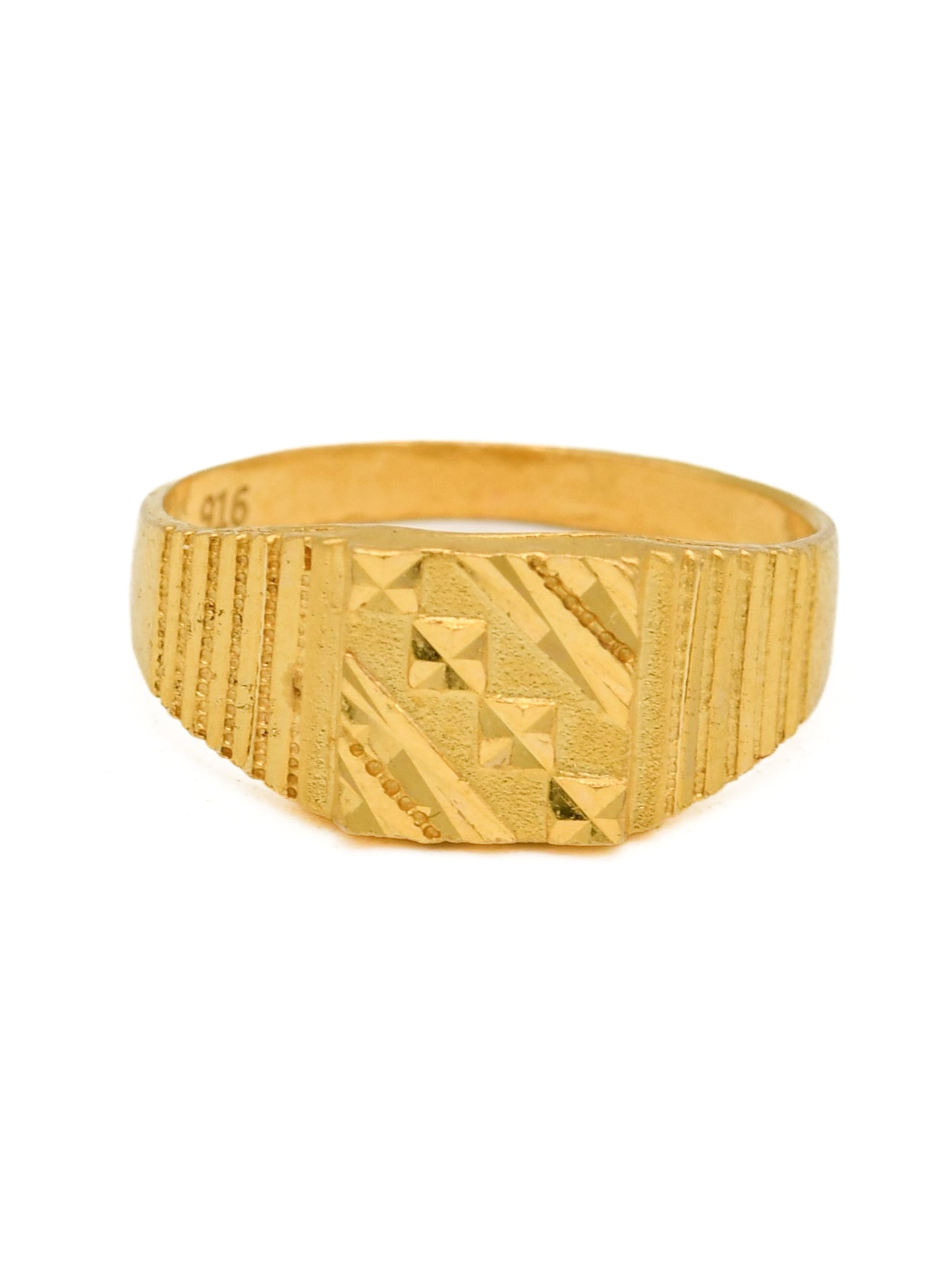 22ct Gold Mens Ring - Roop Darshan
