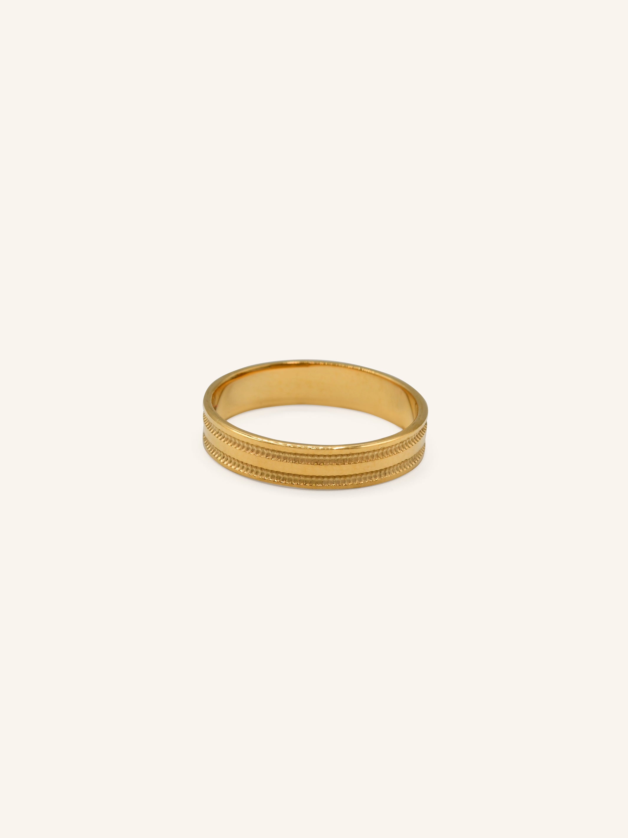 22ct Gold Band Ring 2.50 GMS - L - Roop Darshan