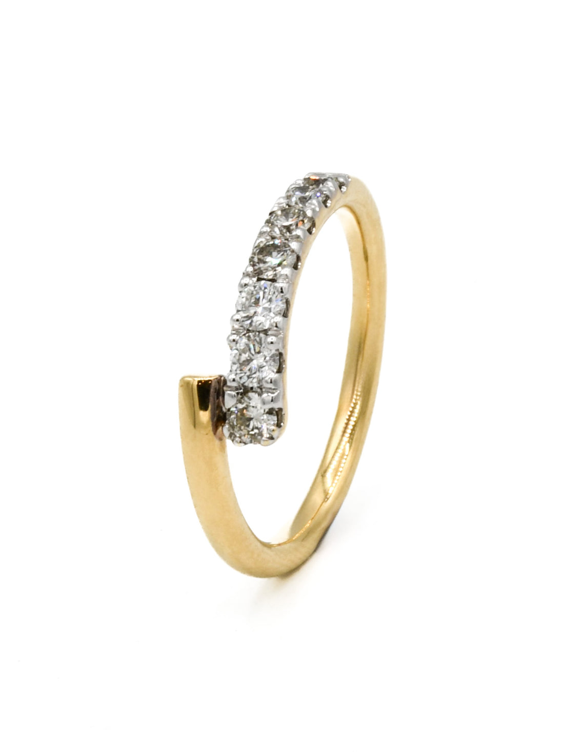 18ct Gold 0.32ct Diamond Ladies Ring - Roop Darshan