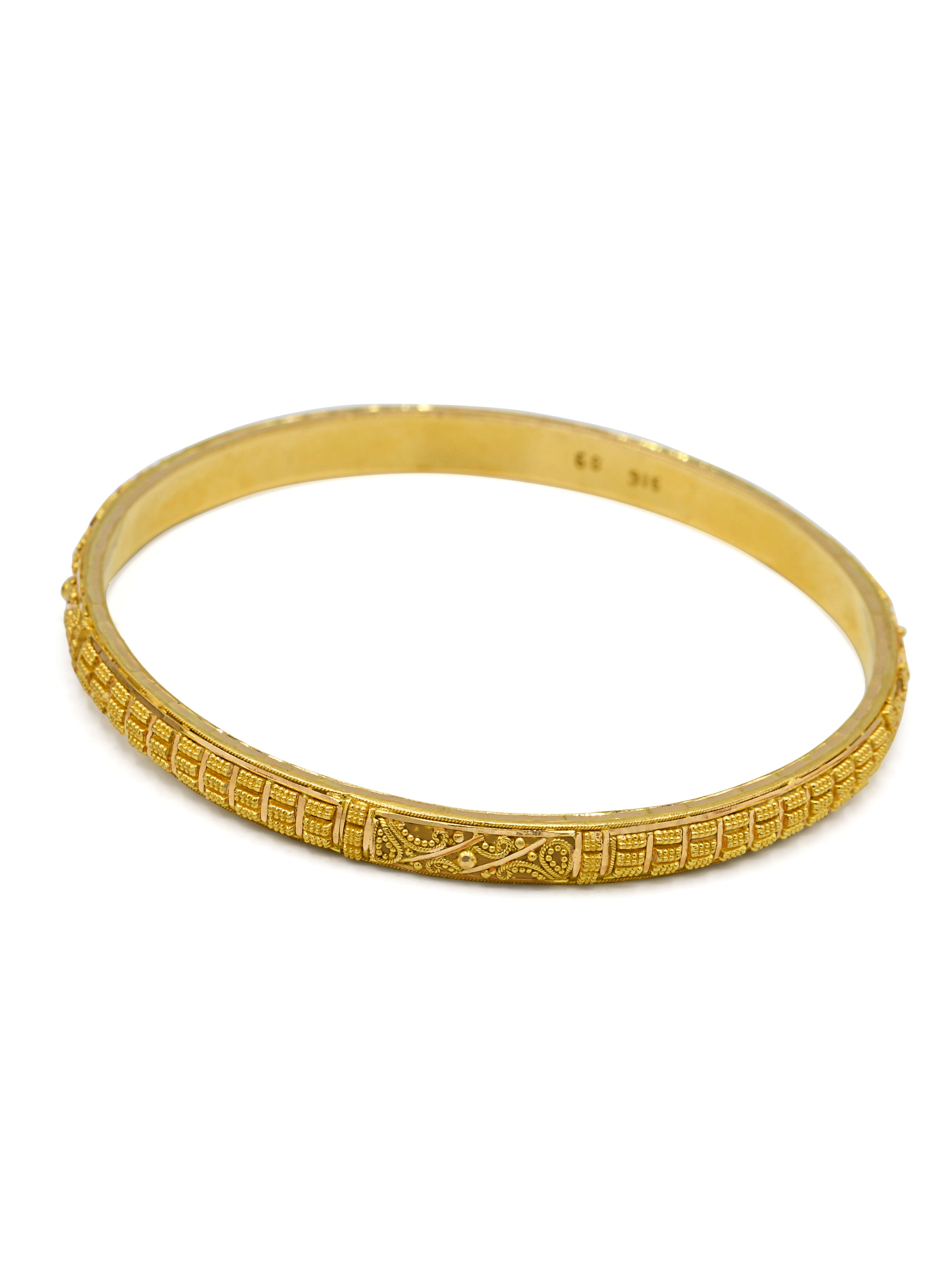 22ct Gold 2 Piece Bangle - Roop Darshan