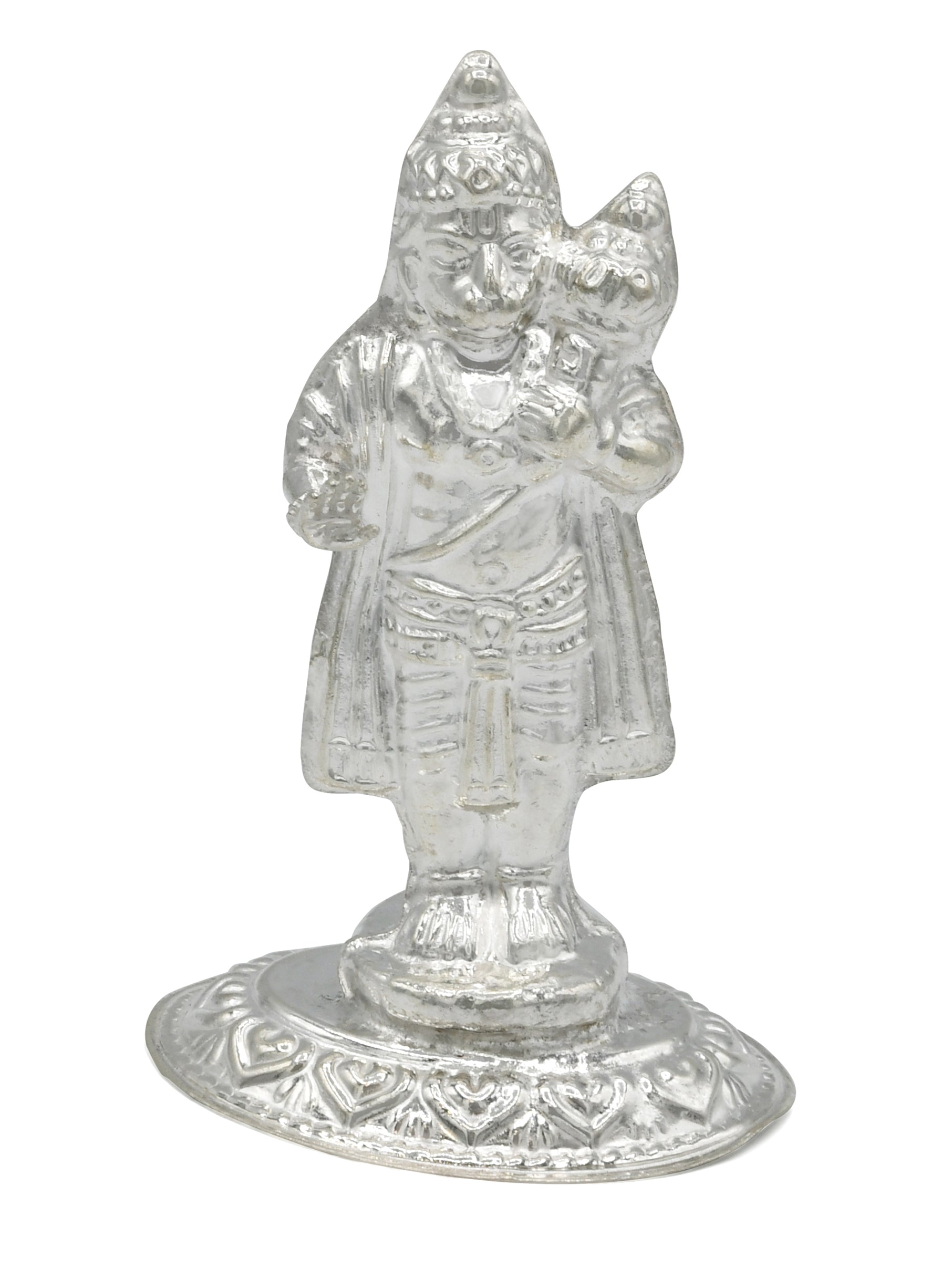 Silver Hanuman Murti - Roop Darshan