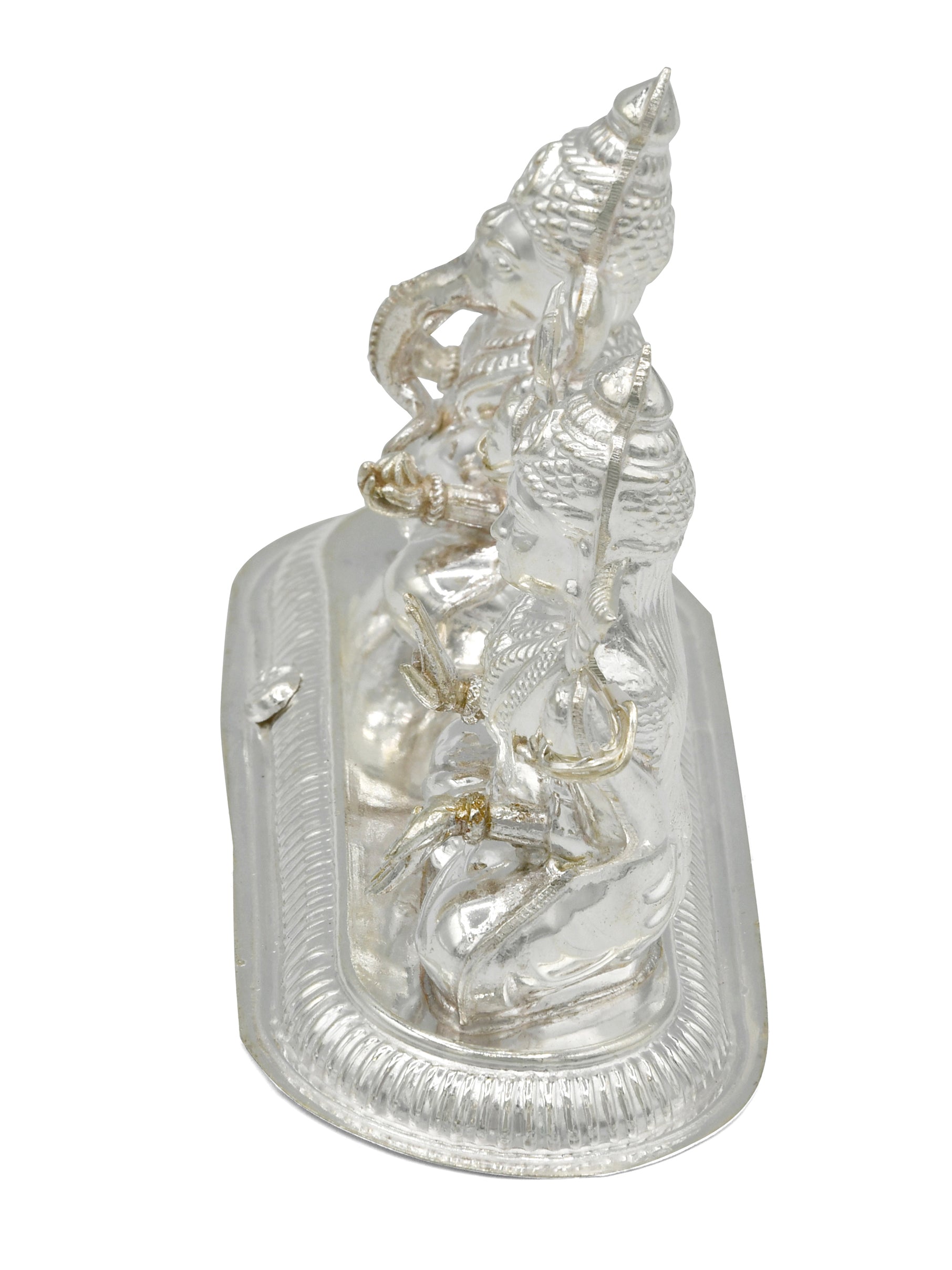 Silver Lakshmi Ganesh Murti