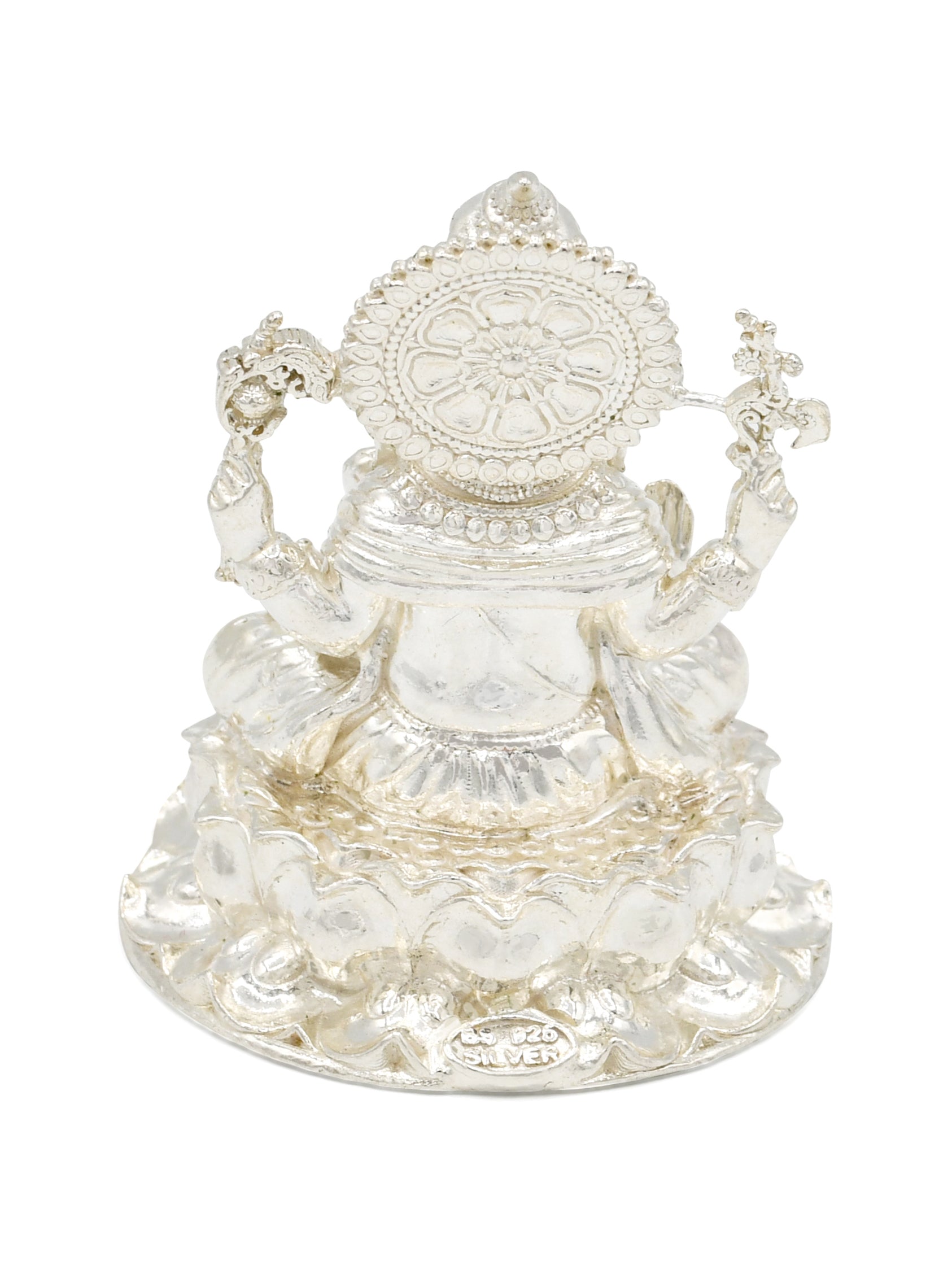 Silver Ganesh Murti - Roop Darshan