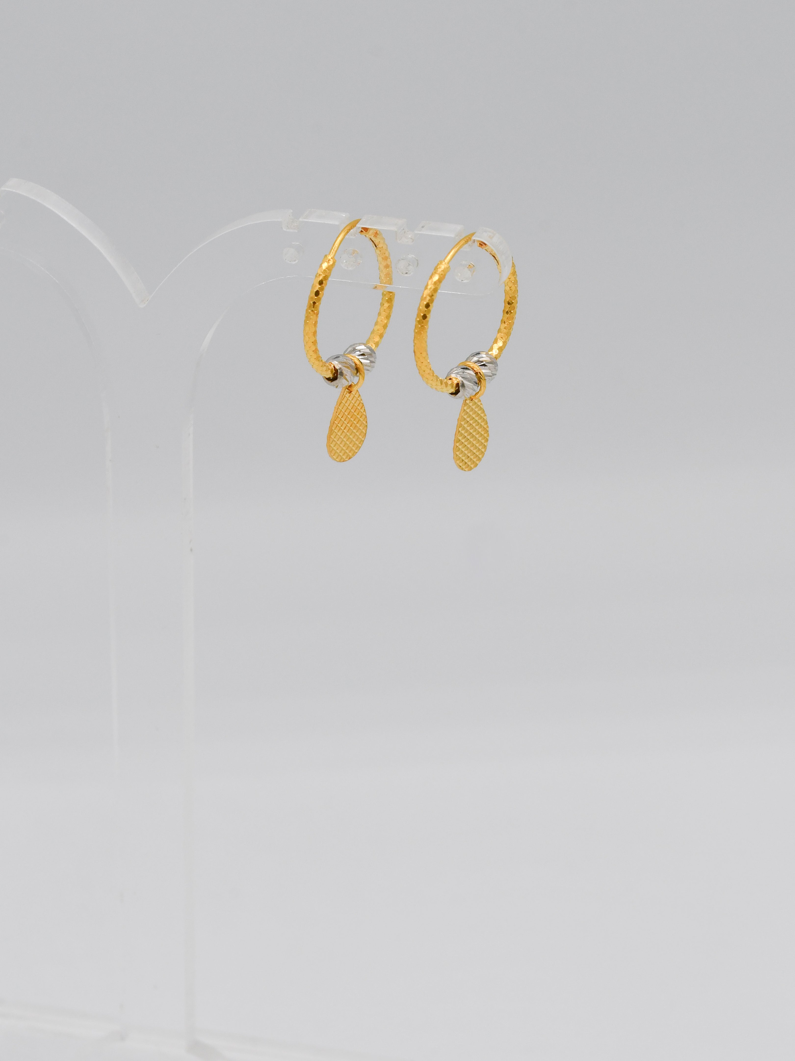 22ct Gold Two Tone Ball Bali