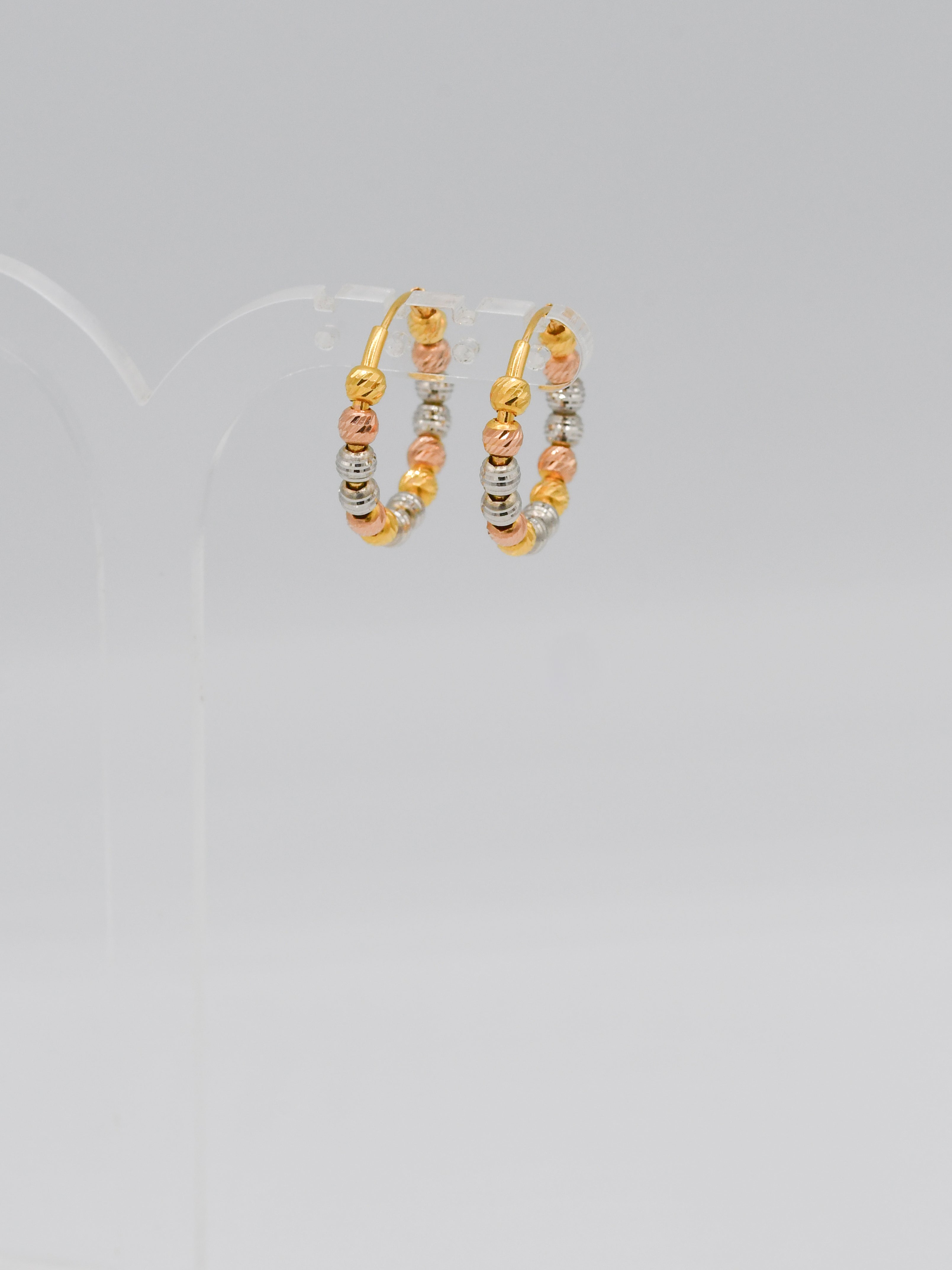 22ct Gold Two Tone Ball Bali