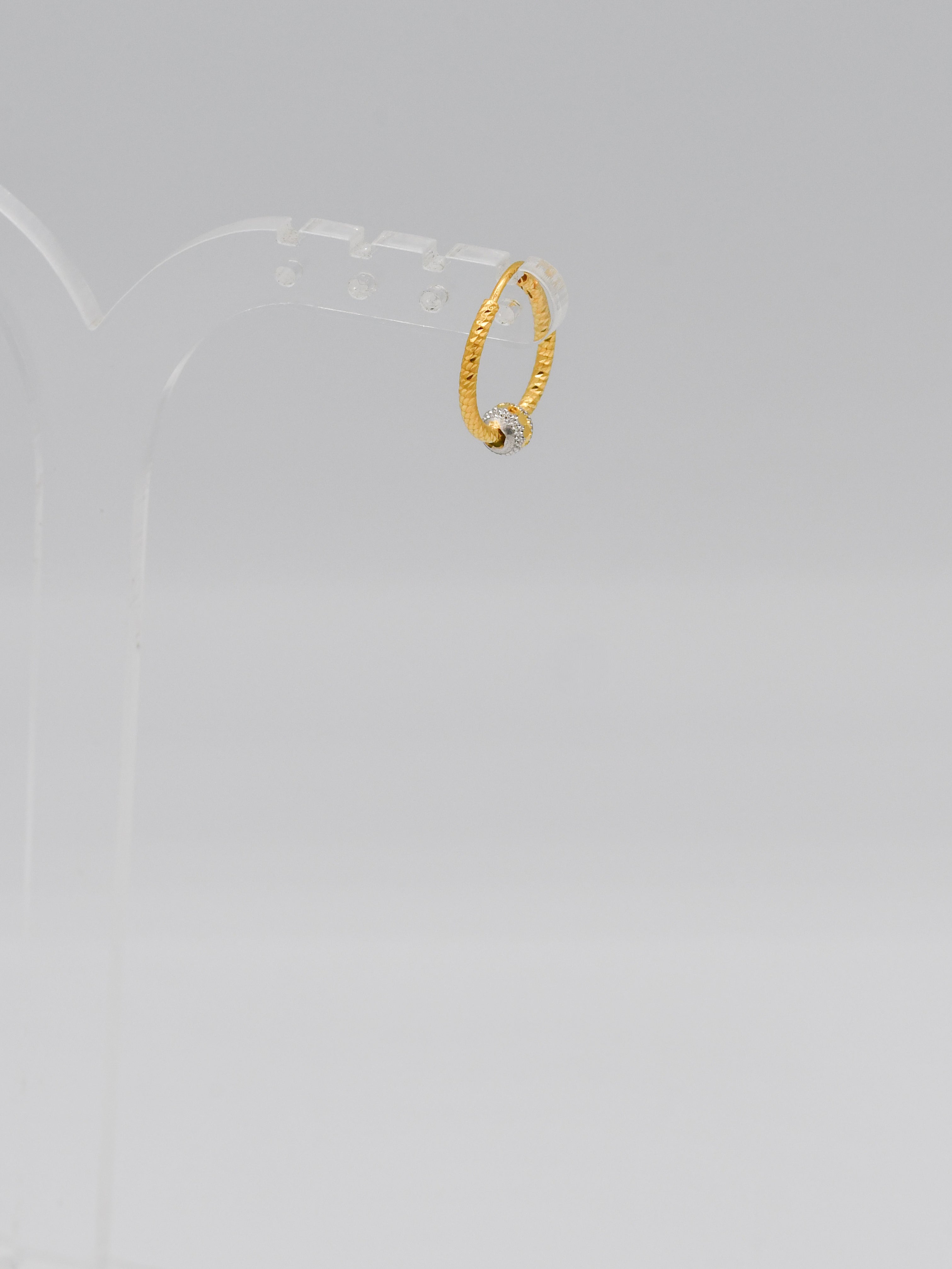 22ct Gold Two Tone Ball Bali