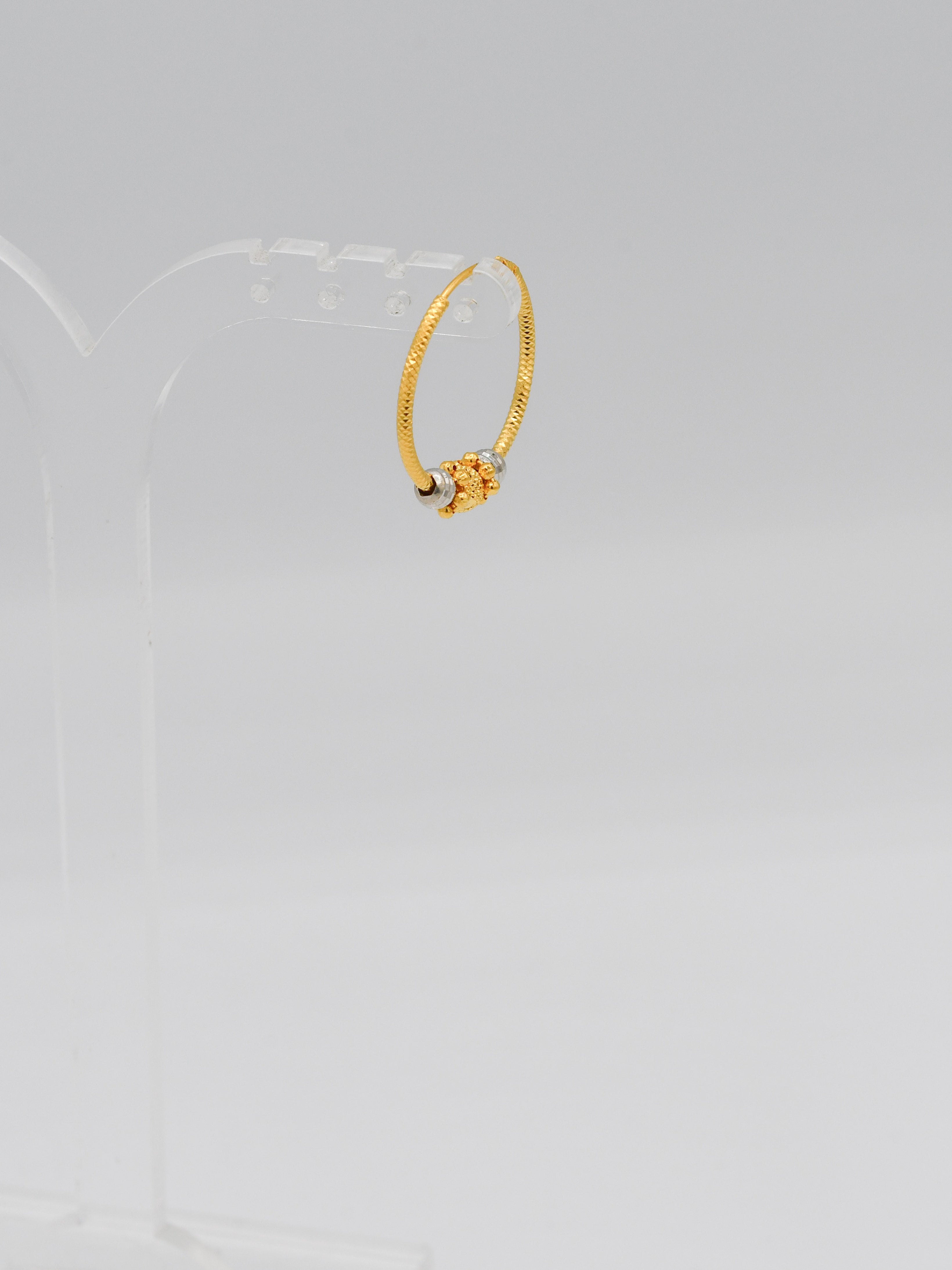 22ct Gold Two Tone Ball Bali