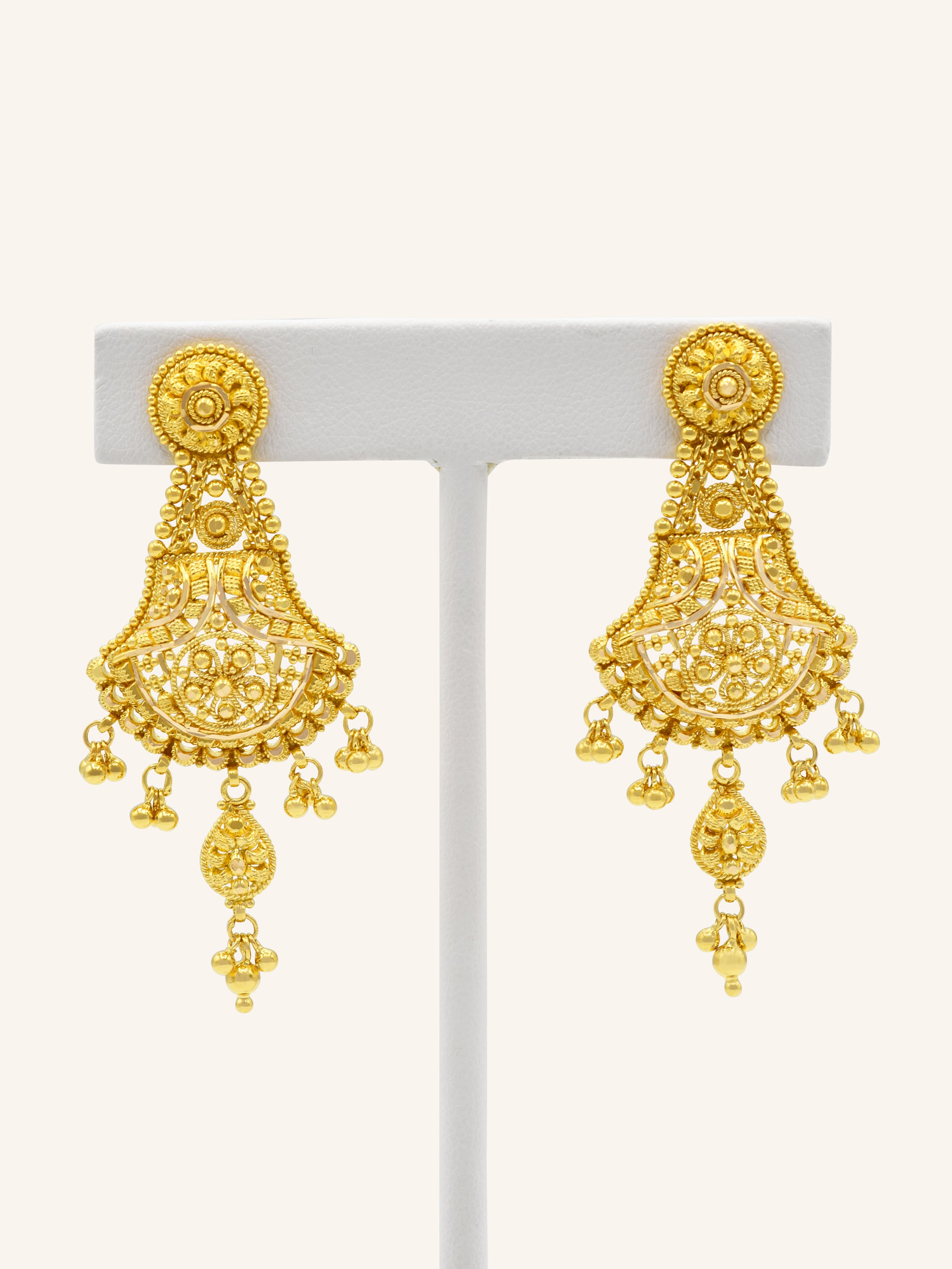 22ct Gold Neckalce Set 66.63 GMS - Roop Darshan