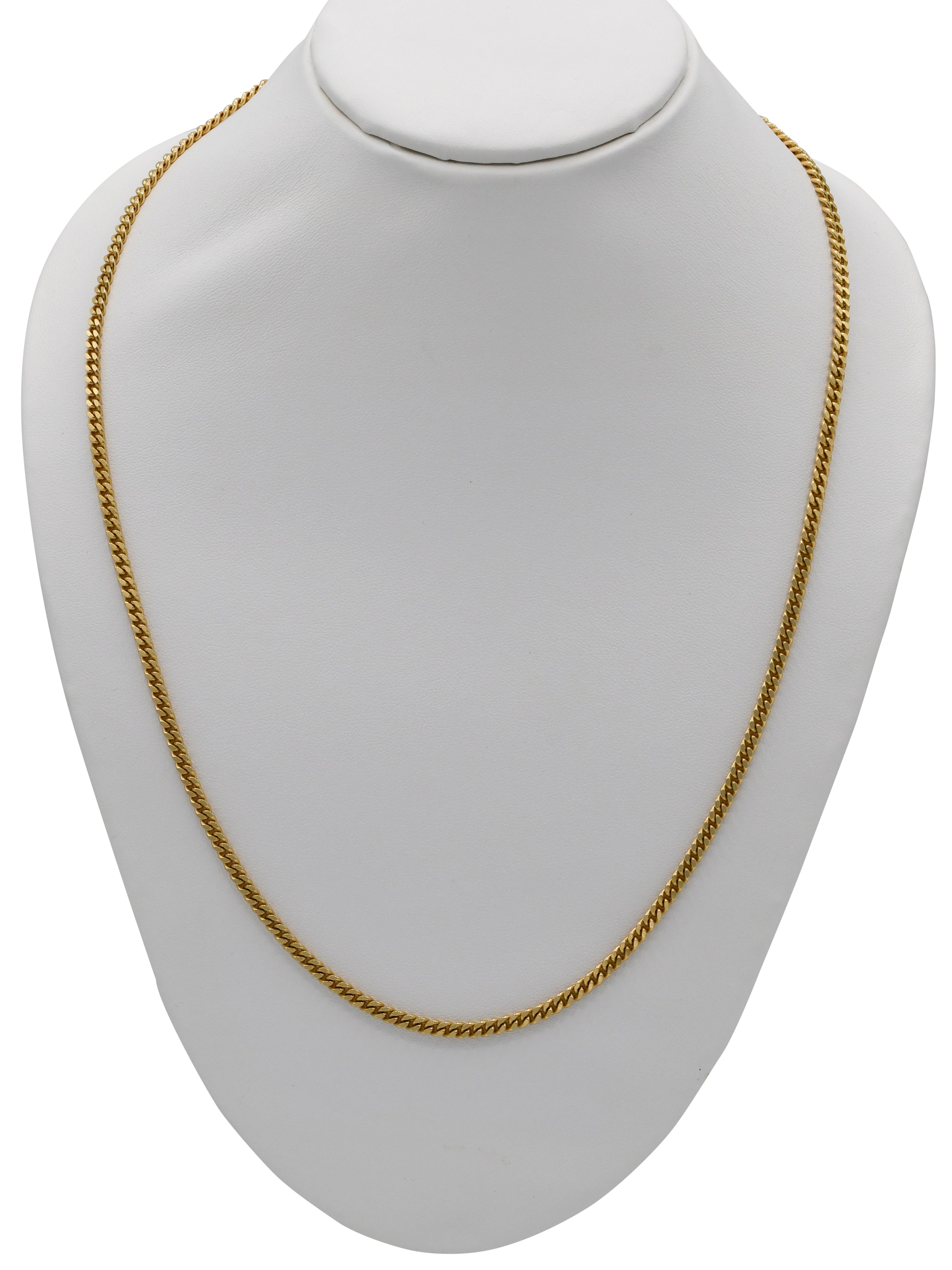 9ct Gold 2 Sided Curb Chain - Roop Darshan