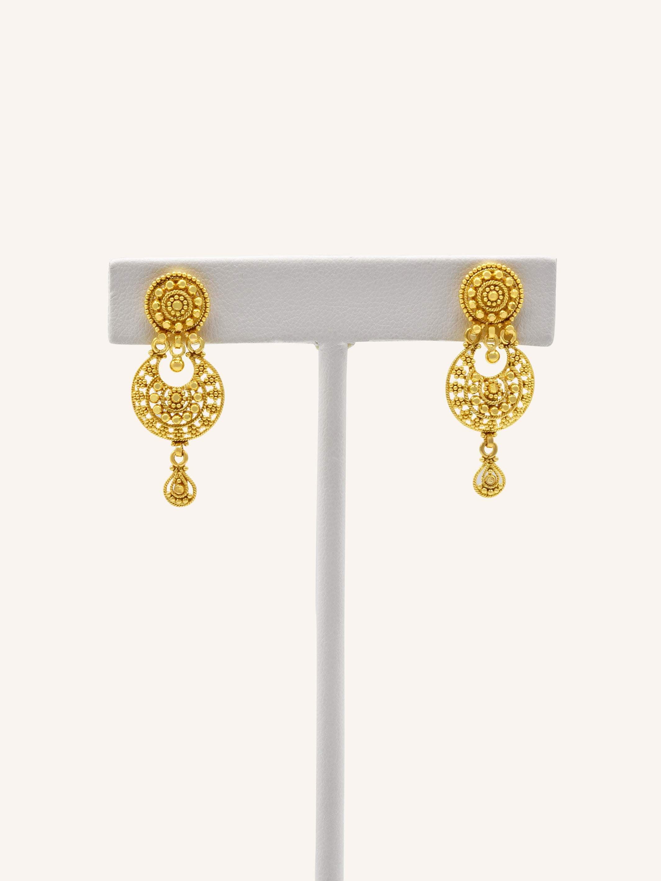 22ct Gold Necklace Set 24.90 GMS - Roop Darshan