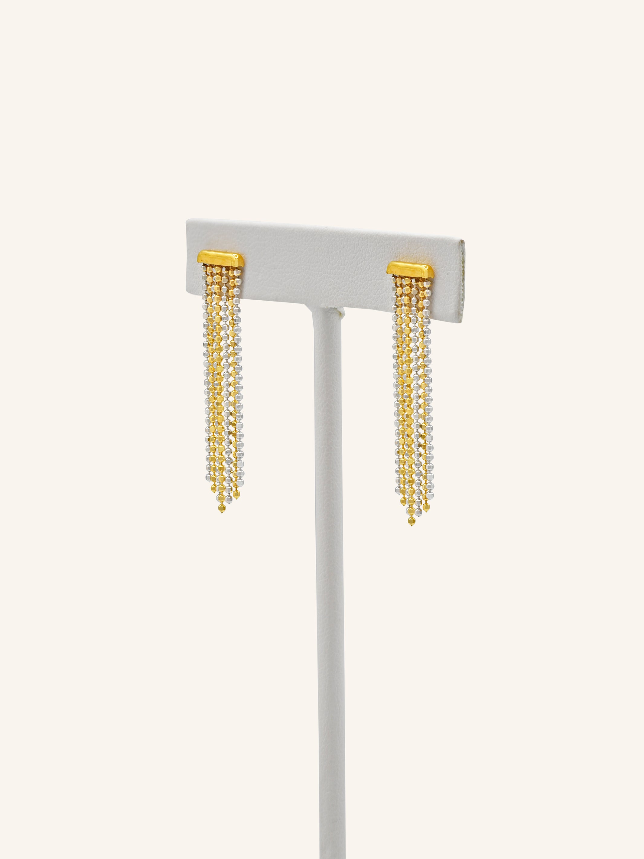 22ct Gold Two Tone Necklace Set 21.90 GMS - Roop Darshan