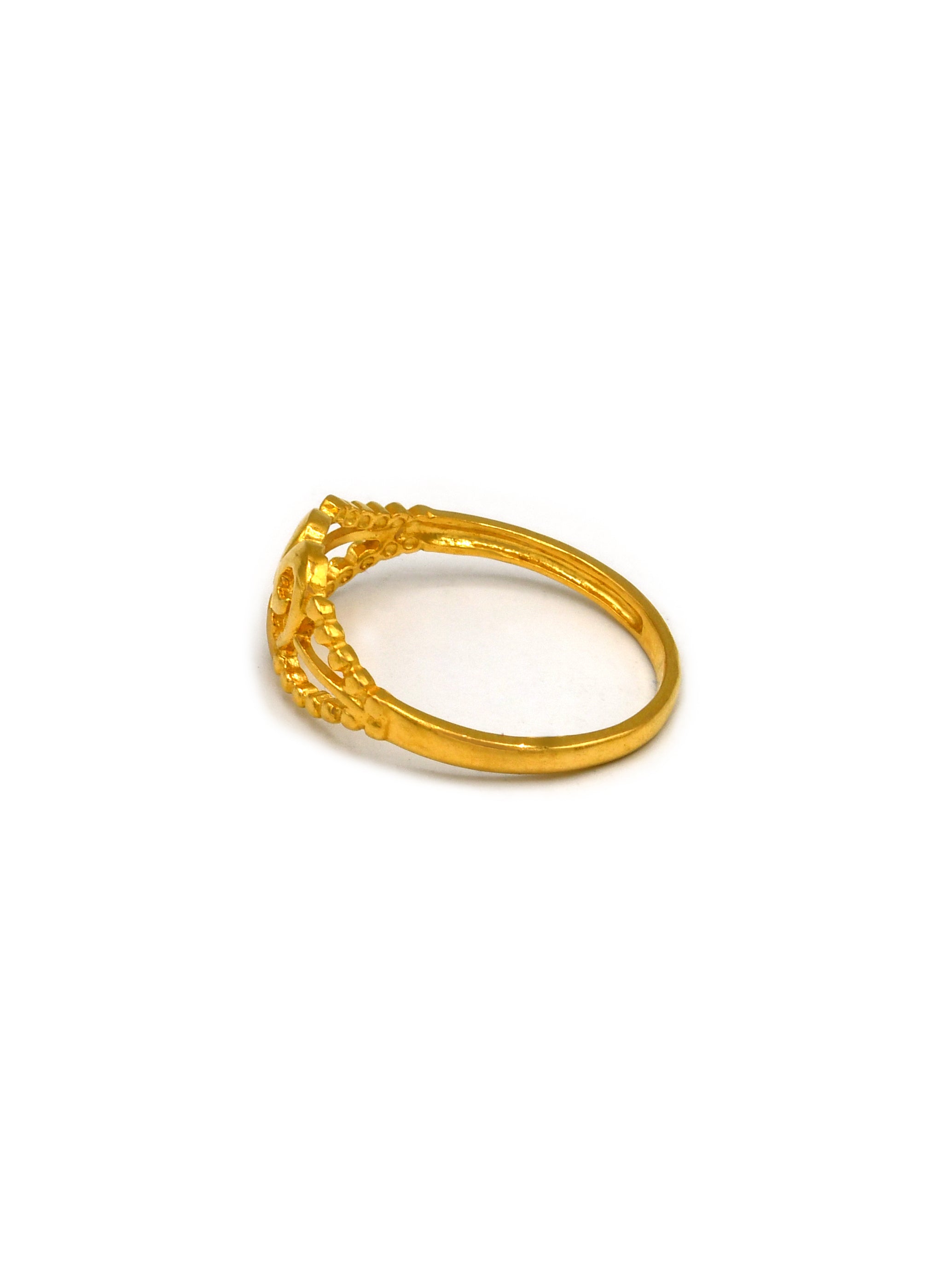 22ct Gold Heart Ladies Ring