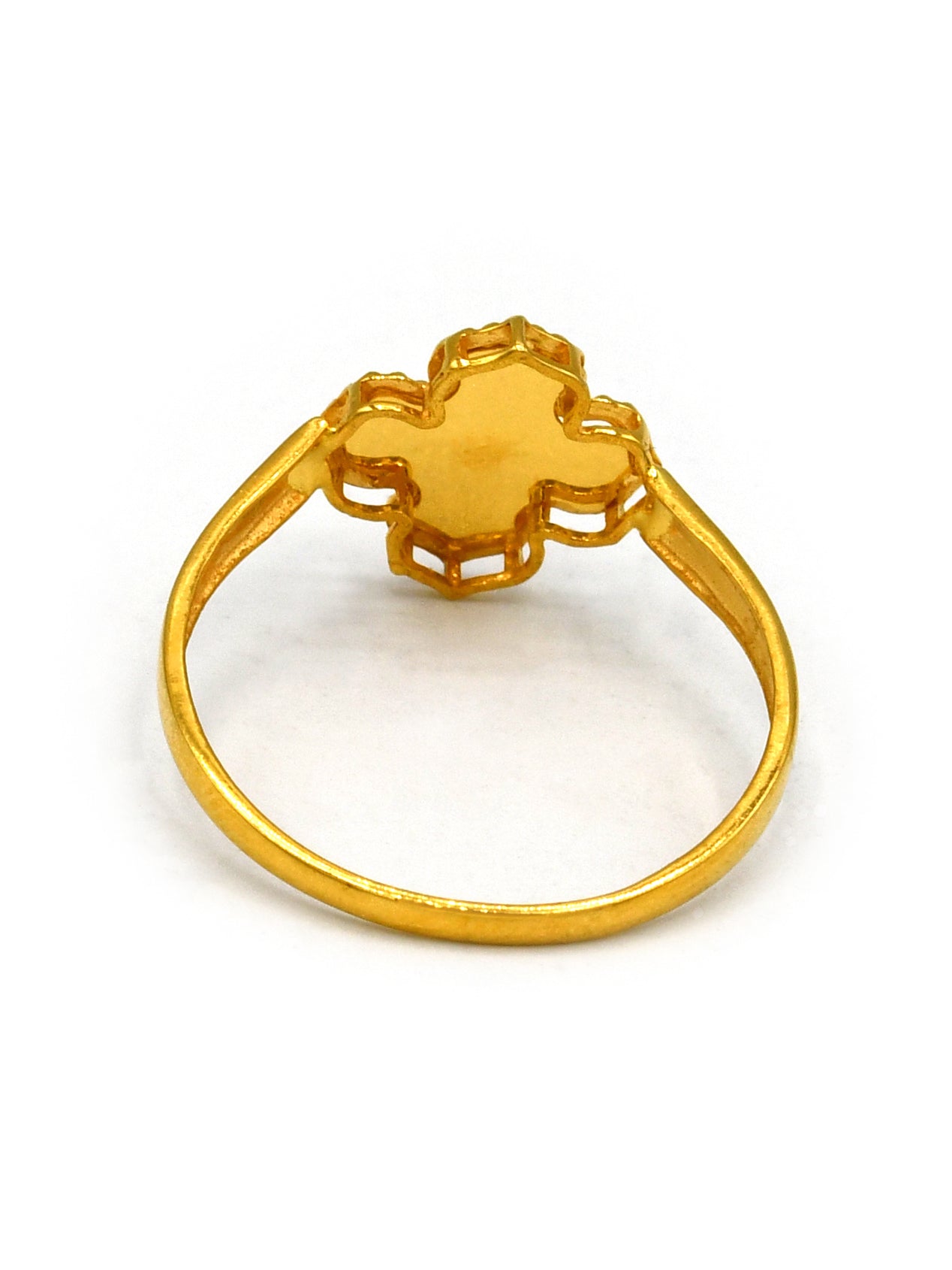 22ct Gold Flower Ladies Ring