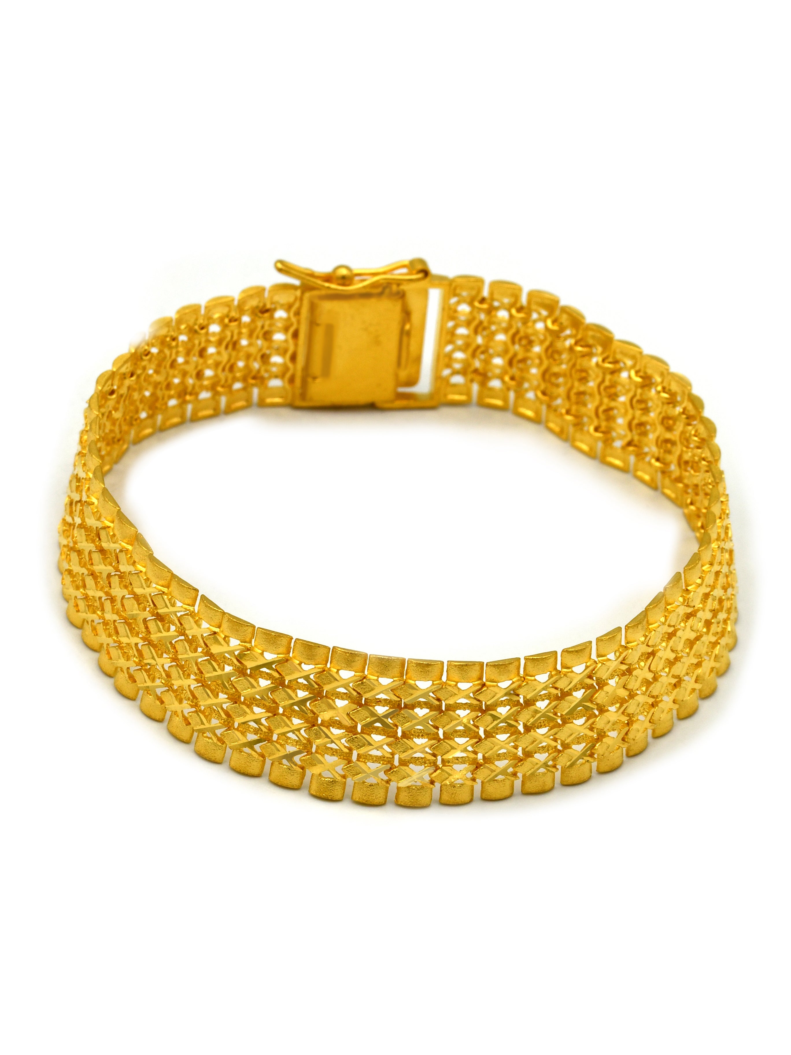 22ct Gold Mens Bracelet - Roop Darshan