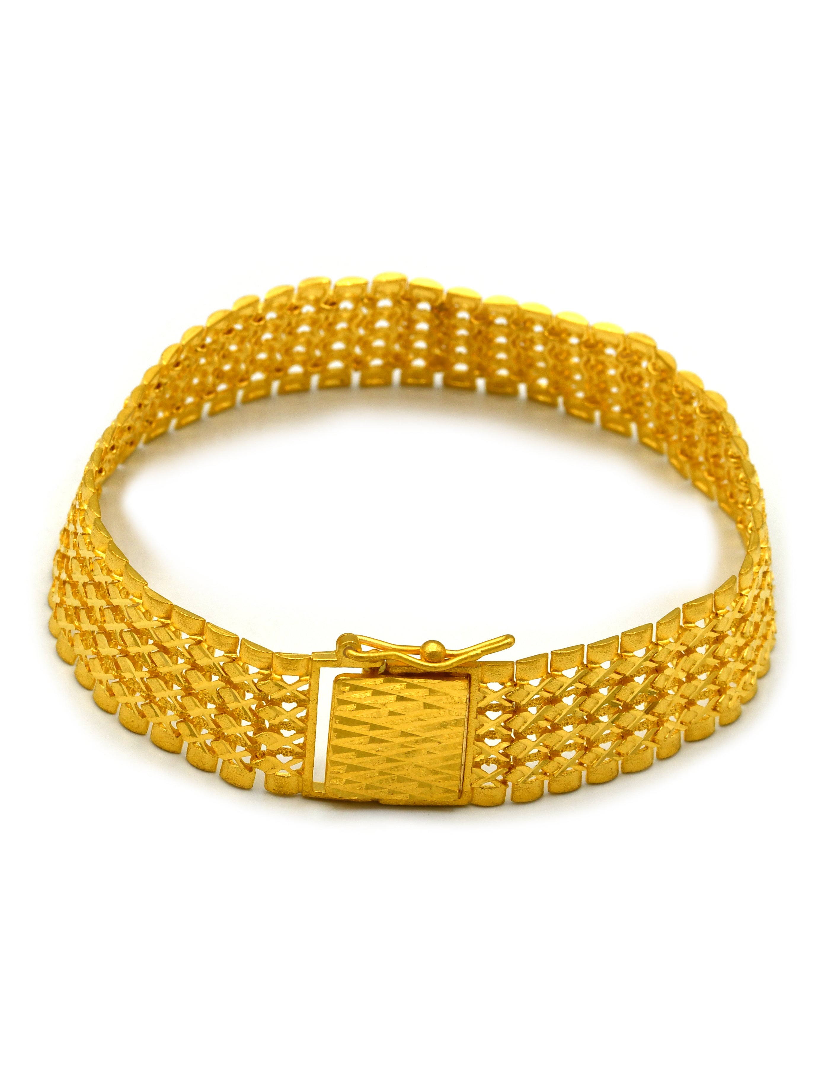 22ct Gold Mens Bracelet - Roop Darshan