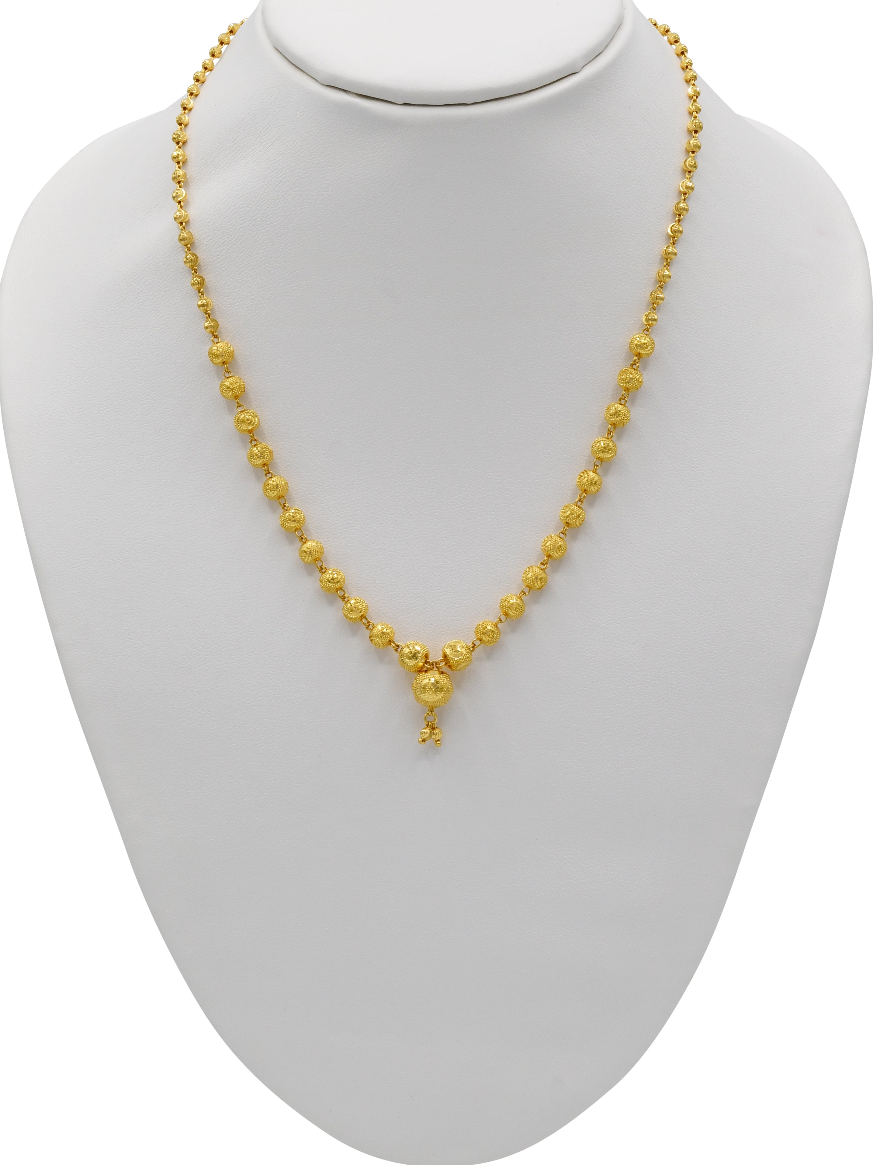 22ct Gold Ball Fancy Chain