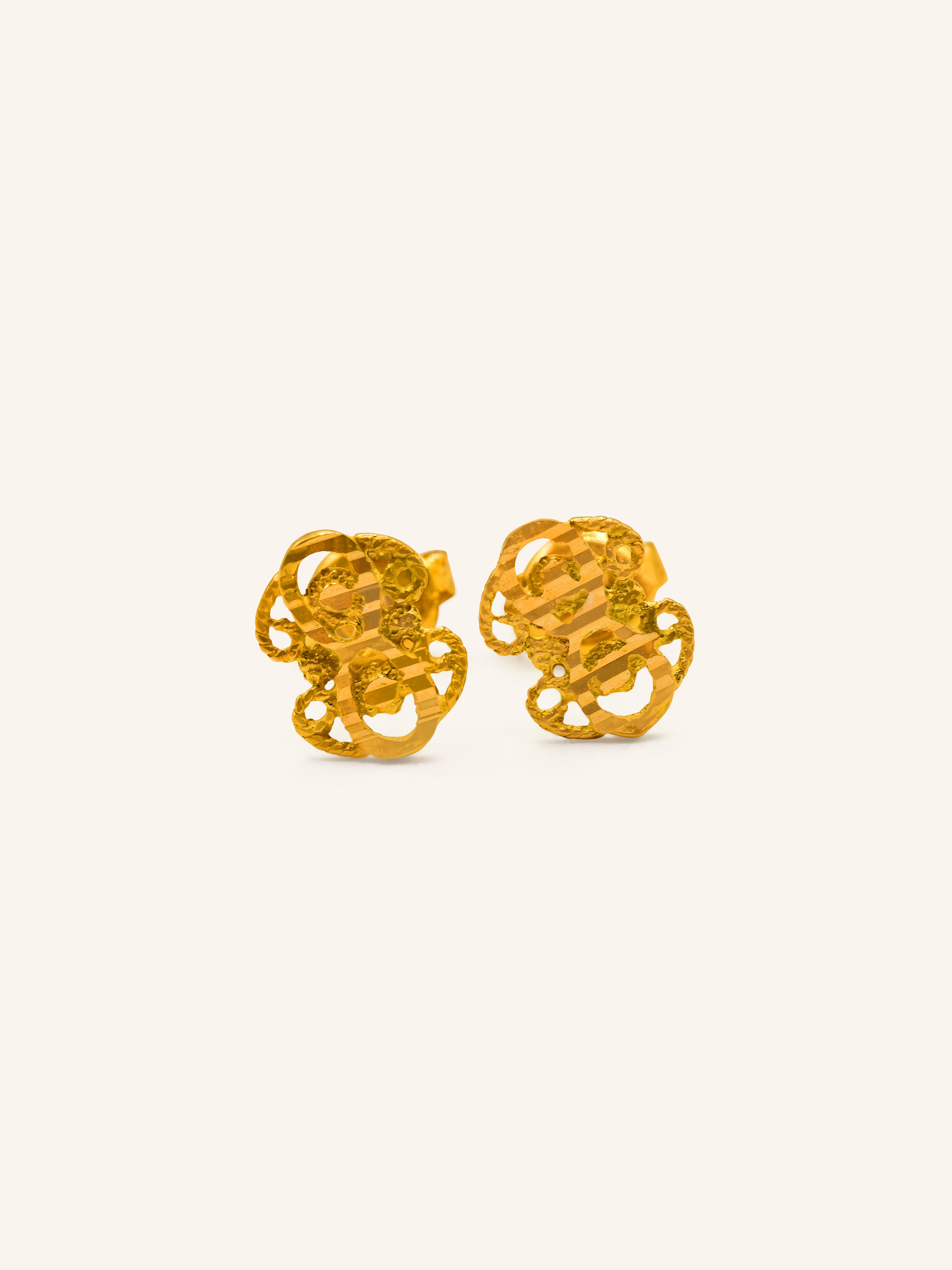 22ct Gold Stud Earrings