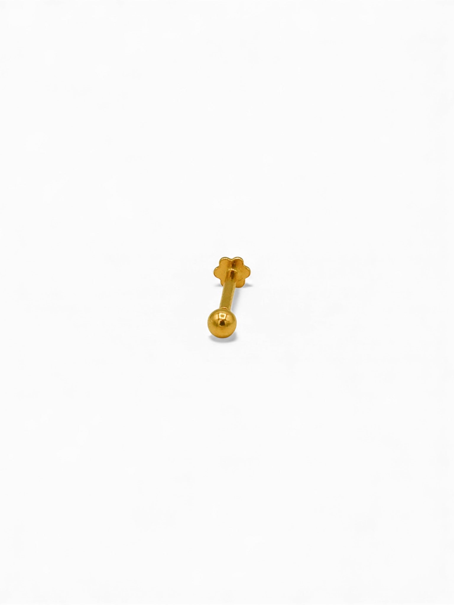 22ct Gold Nose Pin 3.5mm - Roop Darshan