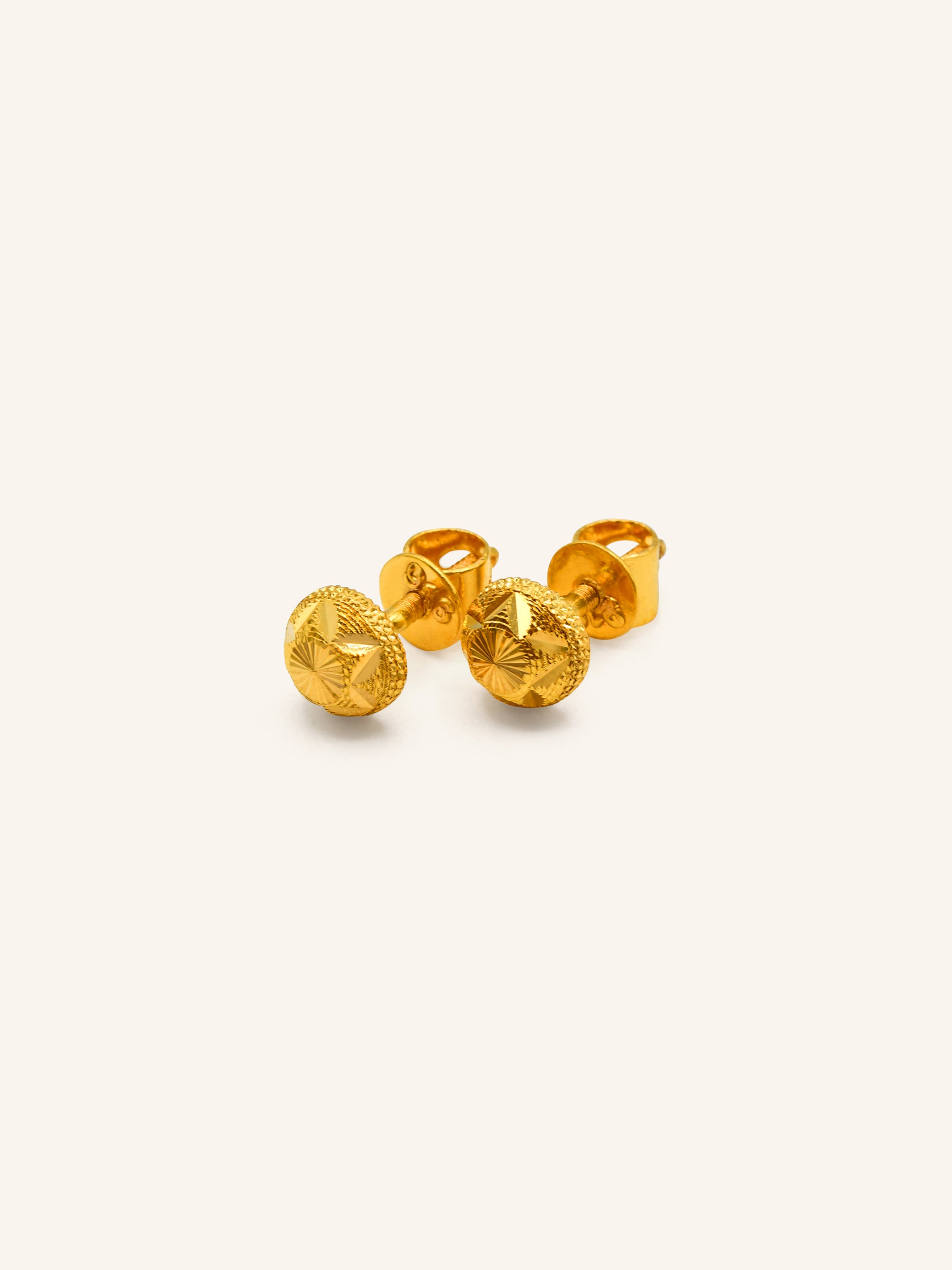 22ct Gold Stud Earring