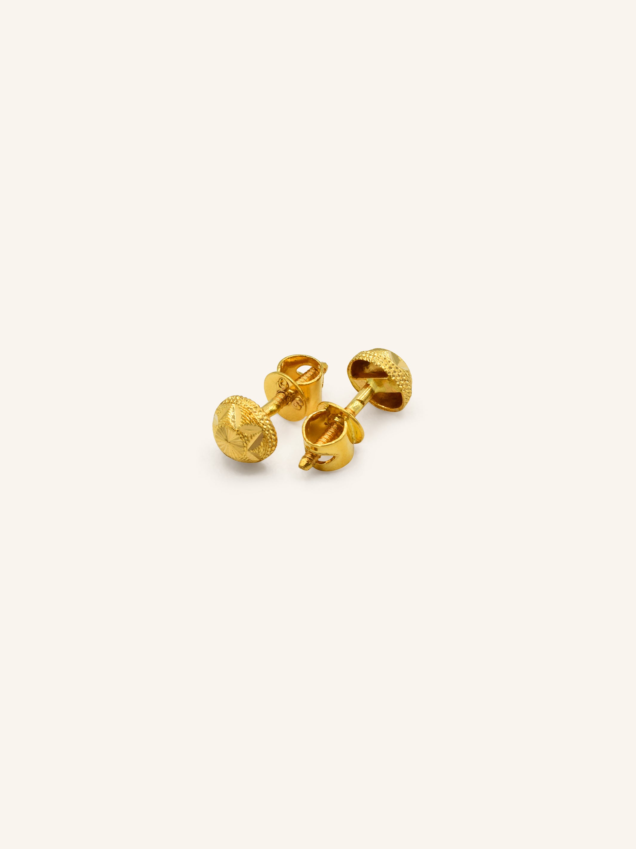 22ct Gold Stud Earring 1.67 GMS - Roop Darshan
