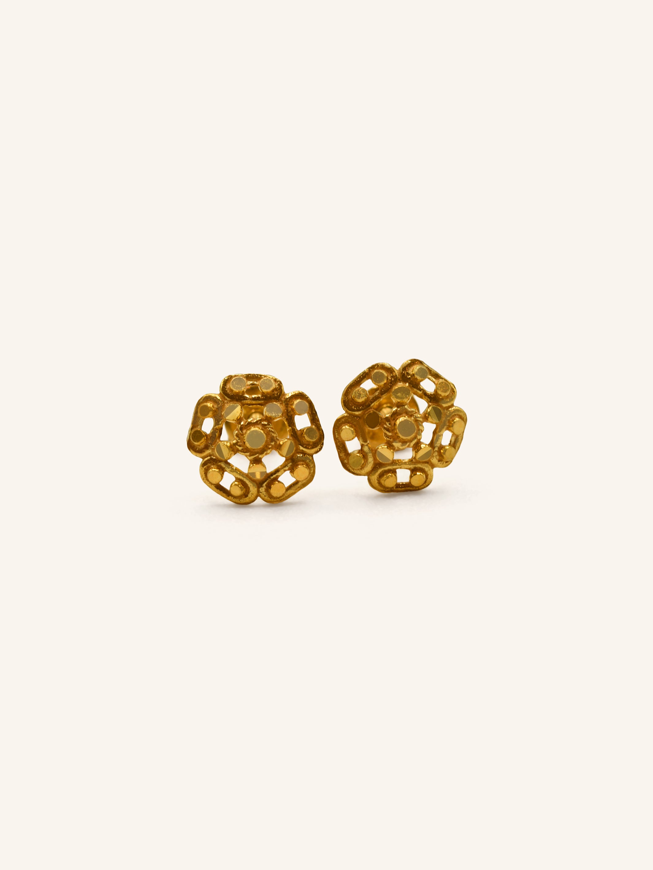 22ct Gold Stud Earring 1.20 GMS - Roop Darshan