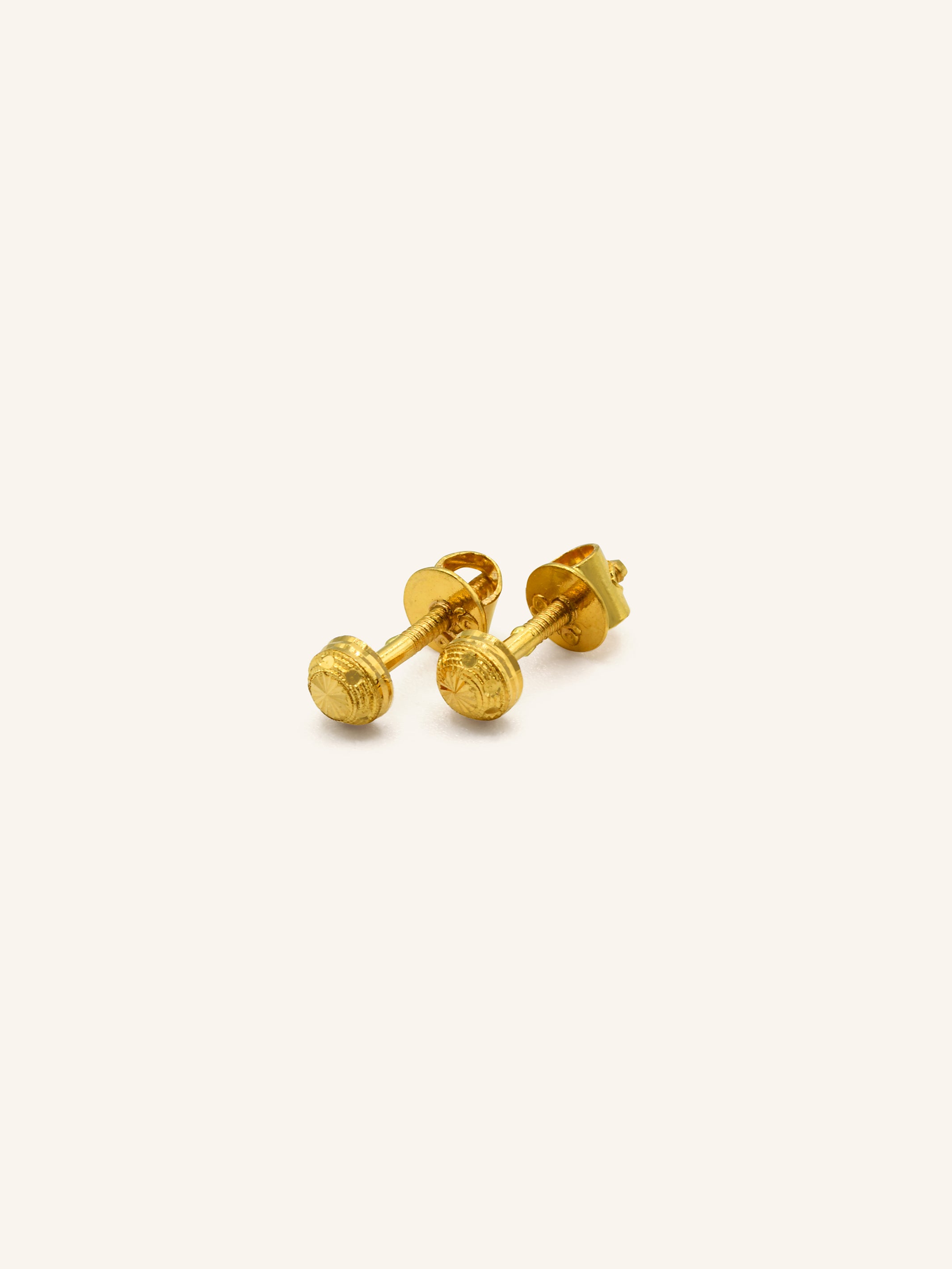 22ct Gold Stud Earring 1.22 GMS - Roop Darshan