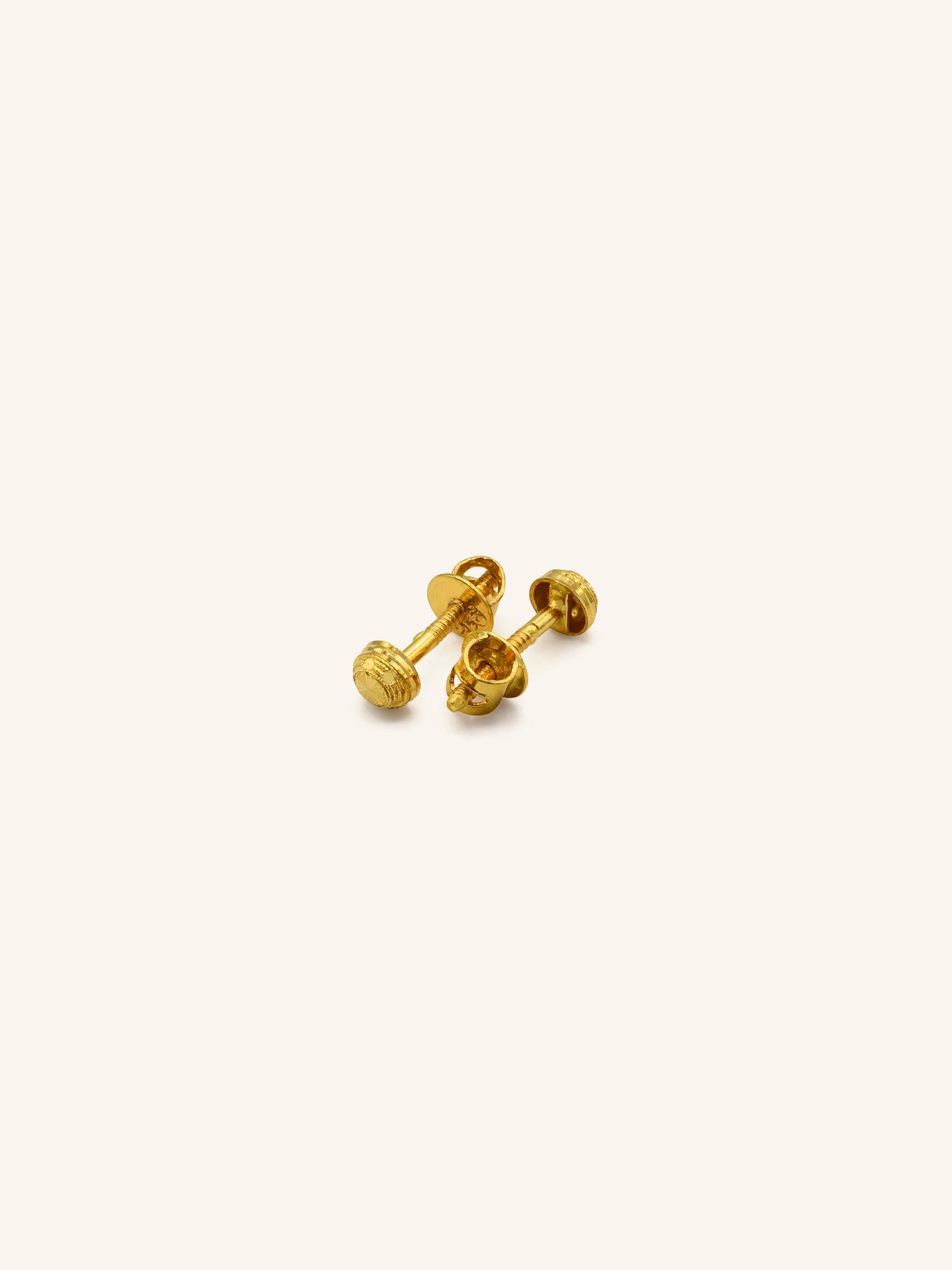 22ct Gold Stud Earring 1.22 GMS - Roop Darshan