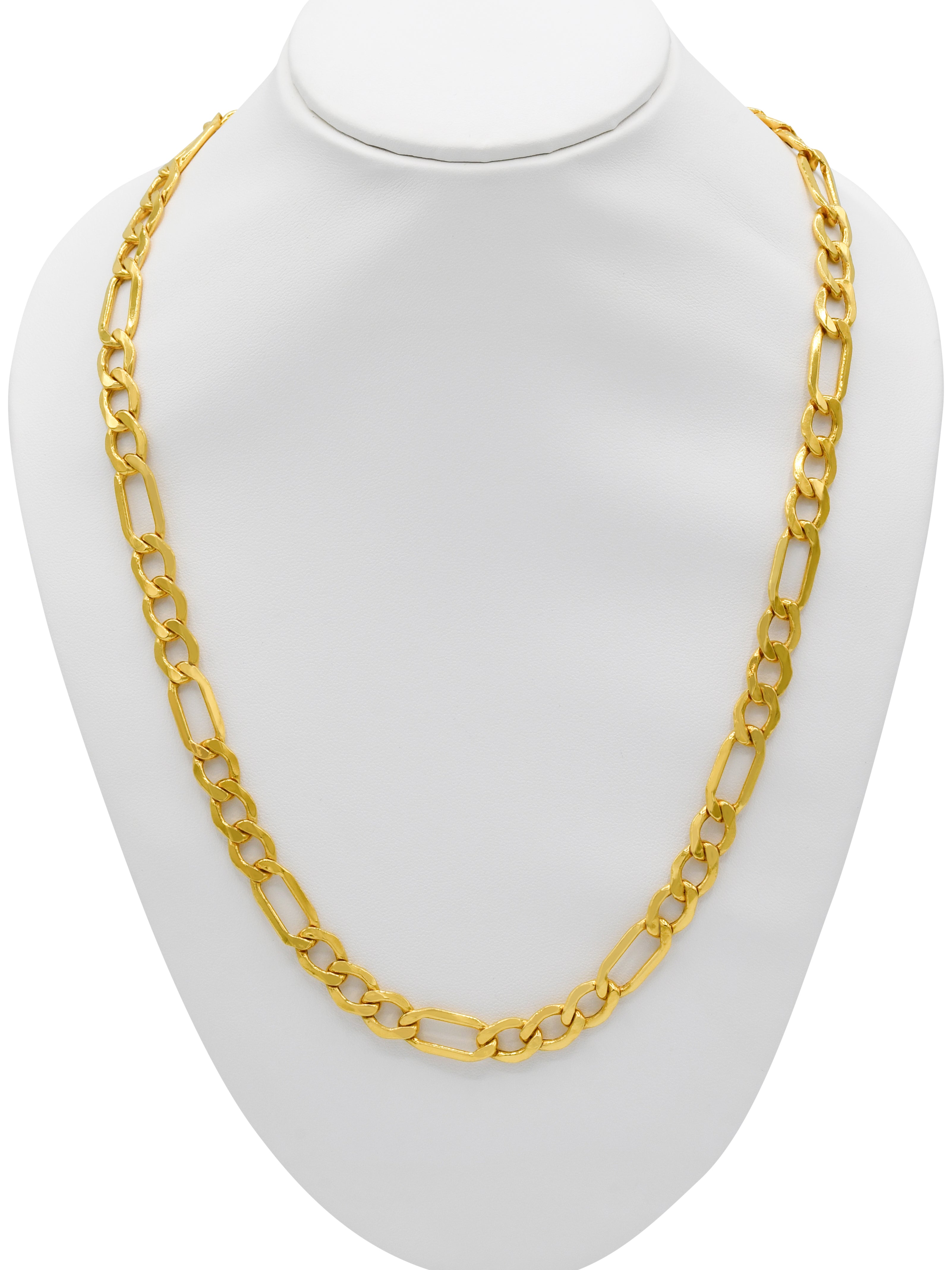 22ct Gold Hollow Figaro Chain