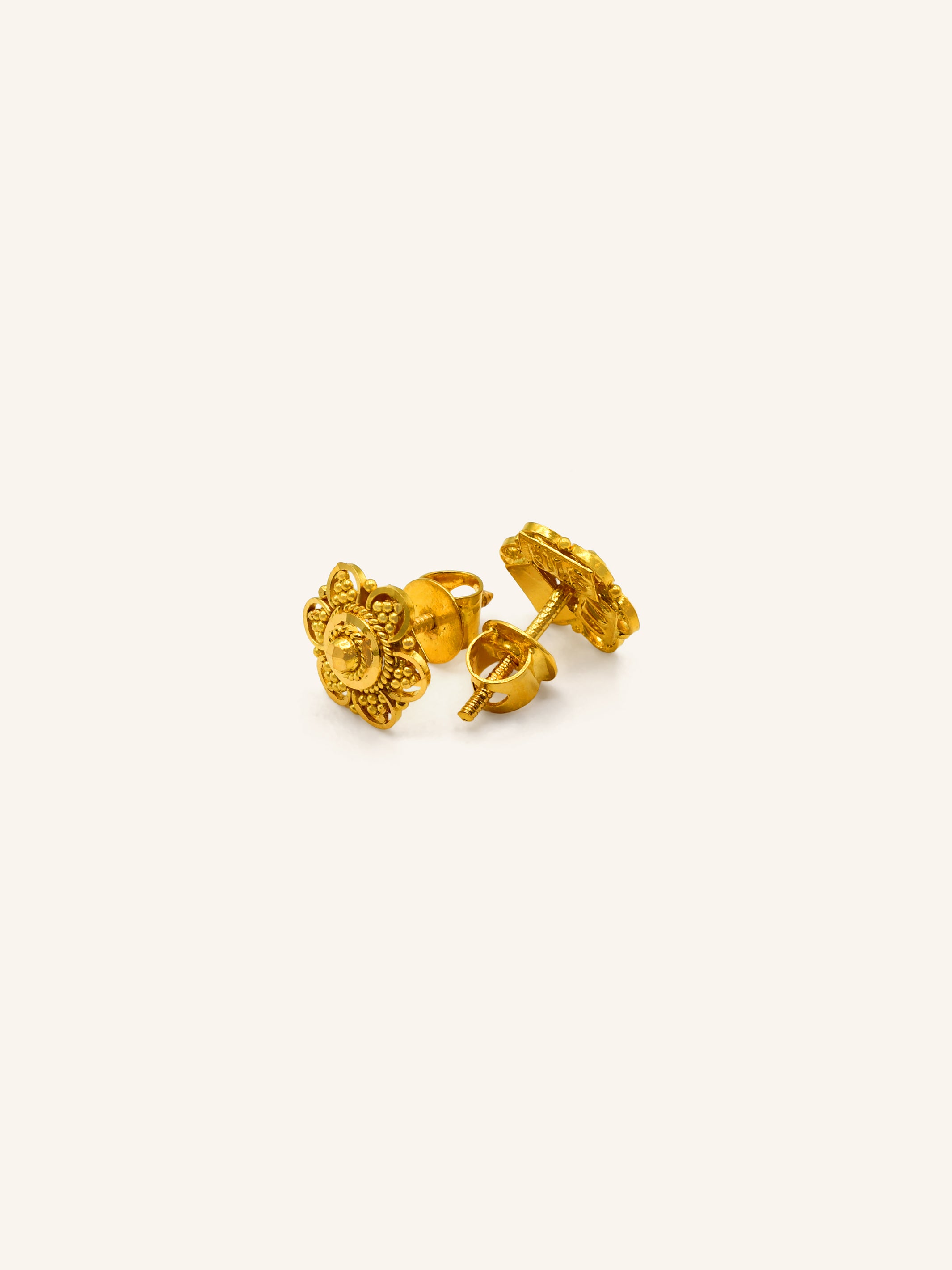 22ct Gold Stud Earring