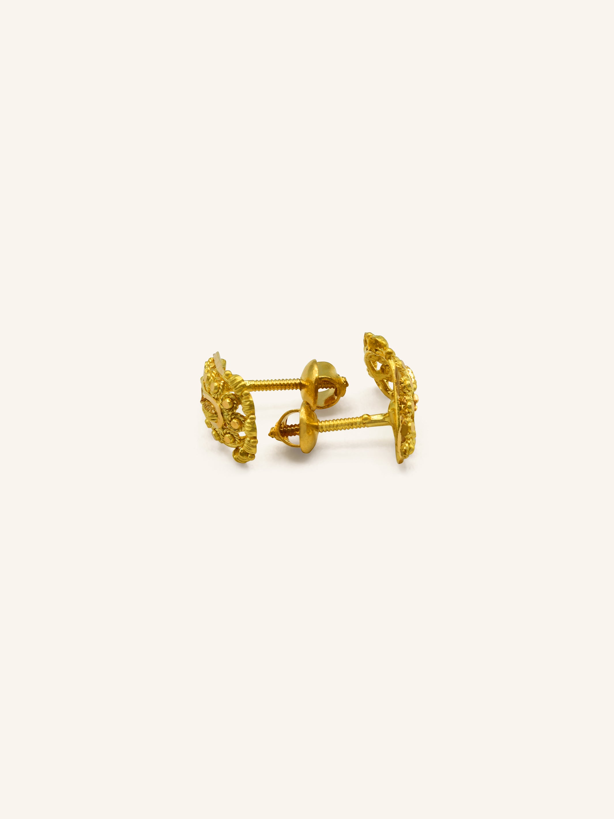22ct Gold Stud Earring 2.29 GMS - Roop Darshan