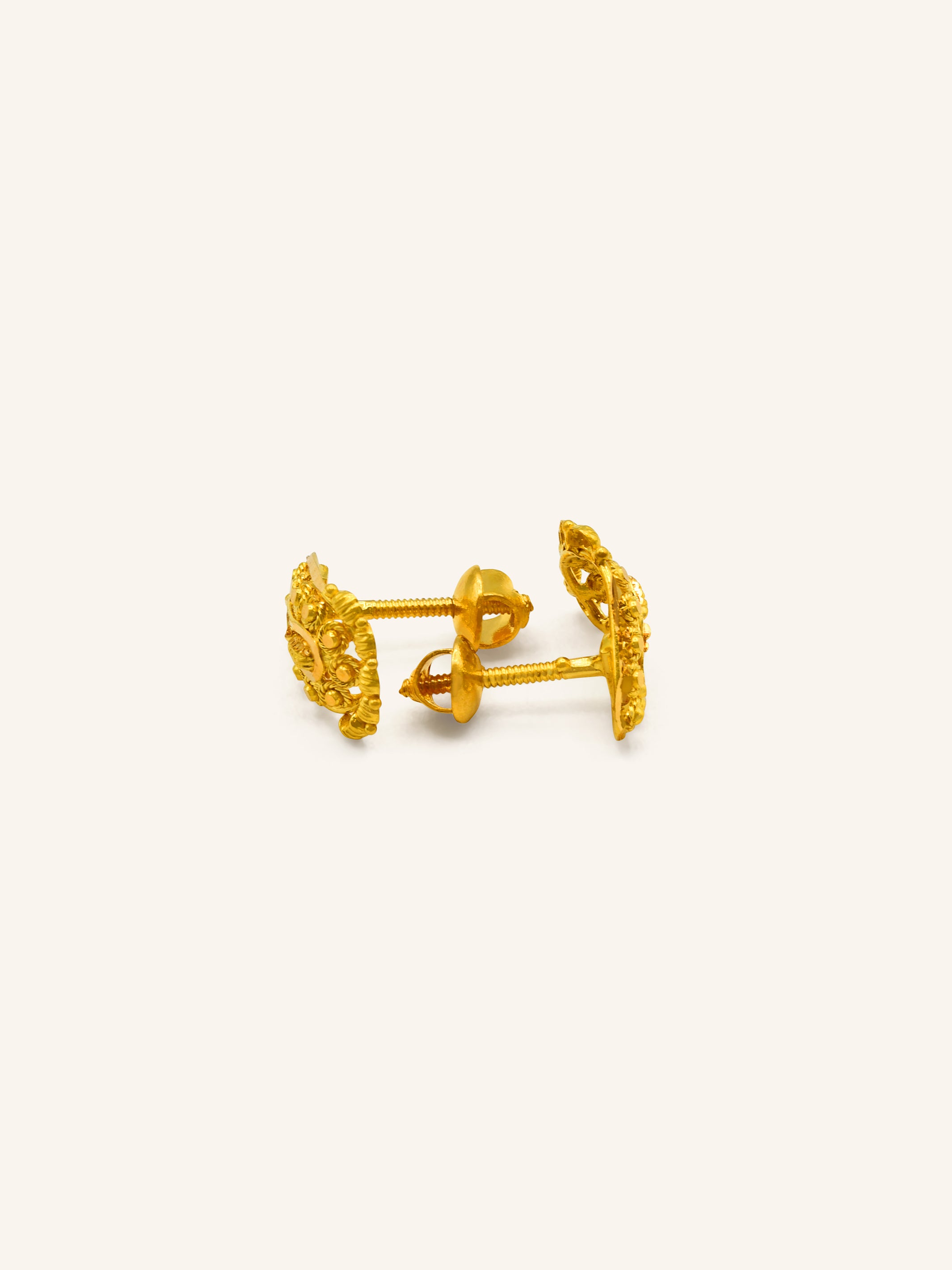 22ct Gold Stud Earring