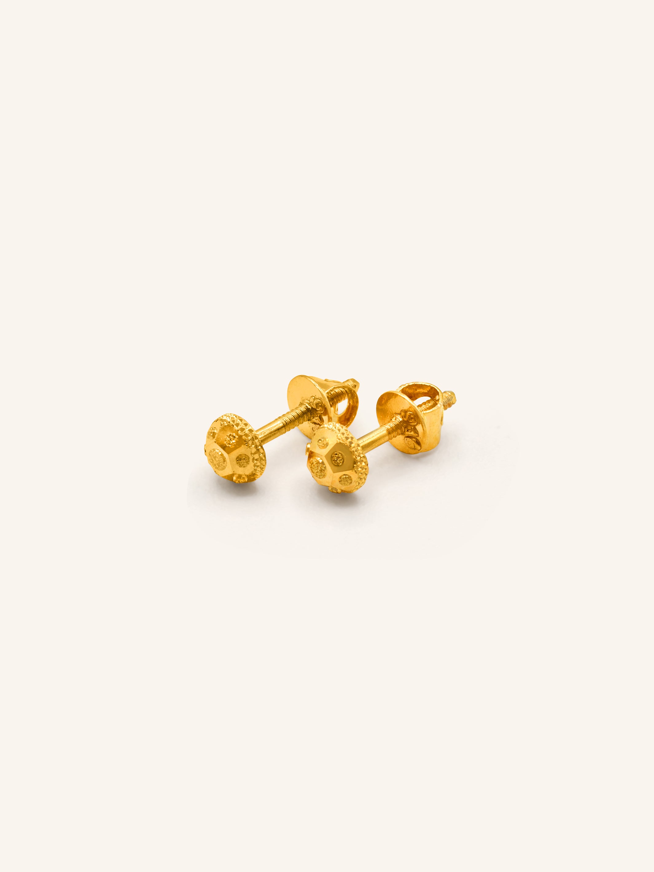 22ct Gold Stud Earring